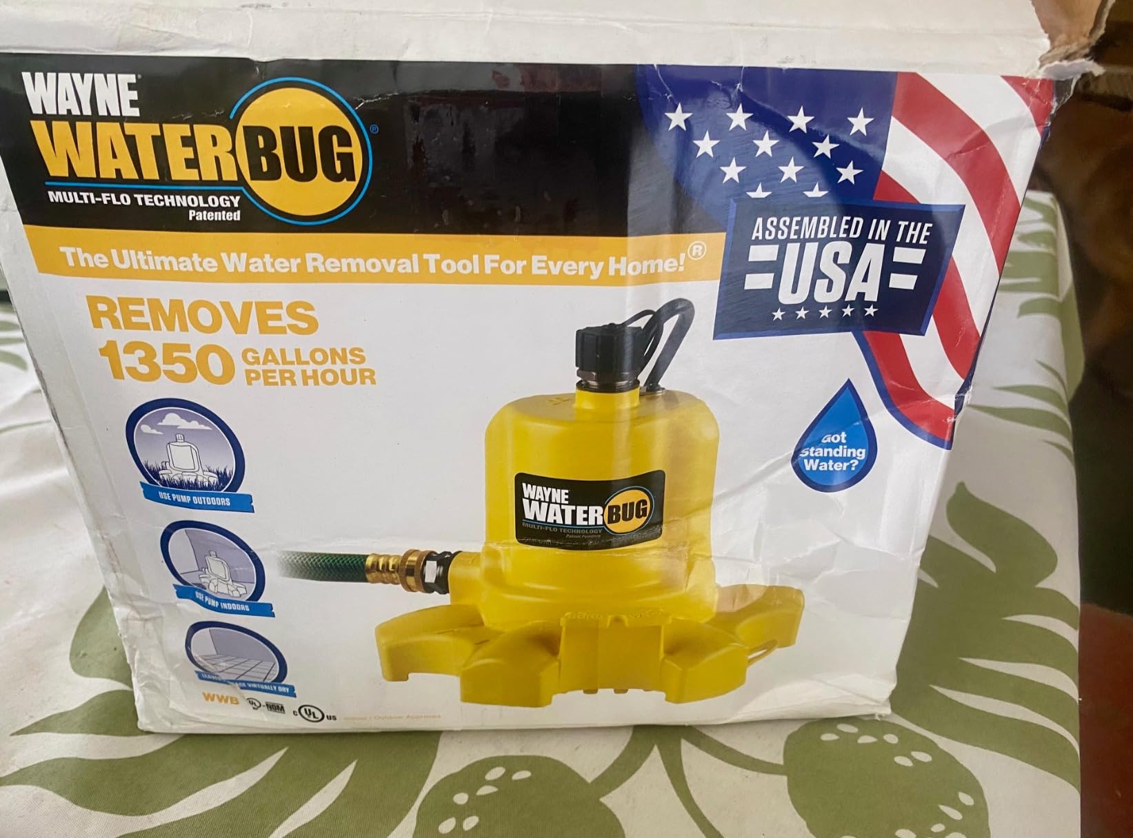 WAYNE WaterBUG Submersible Water Pump for Water Removal customer photo 1