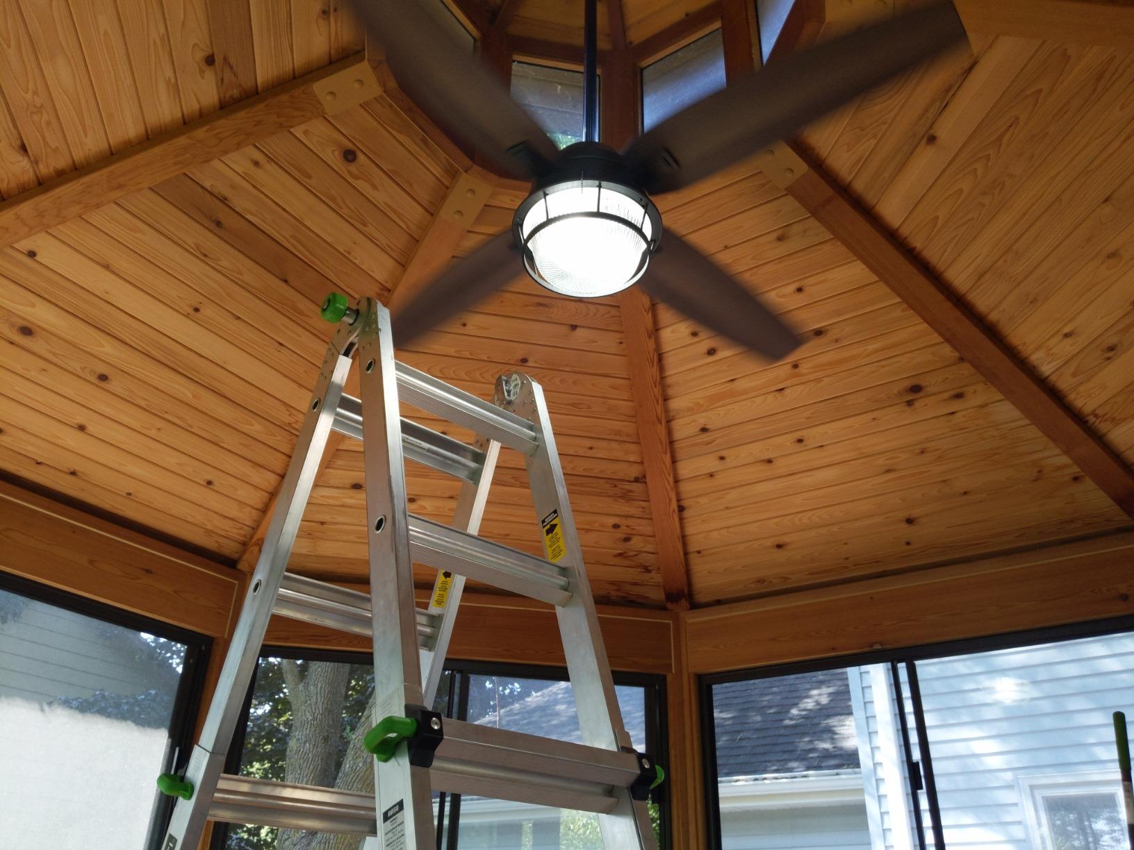 Hunter Ocala, Outdoor or Indoor, Ceiling Fan, Rustic, 52 inch, Noble Bronze customer photo 1