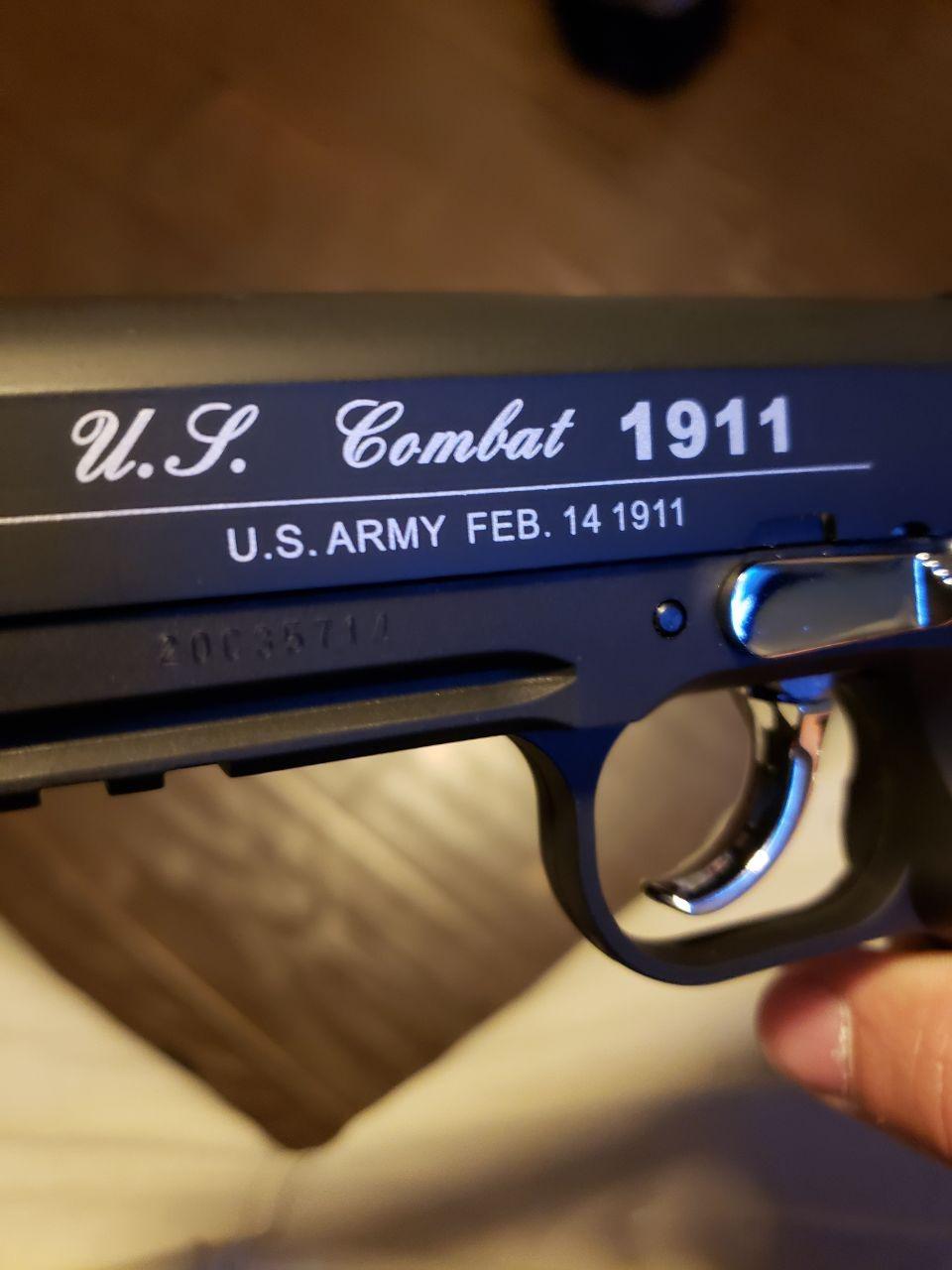 500 fps new full metal wg airsoft m 1911 gas co2 hand gun pistol w/ 6mm bb bbs(Airsoft Gun) customer photo 1