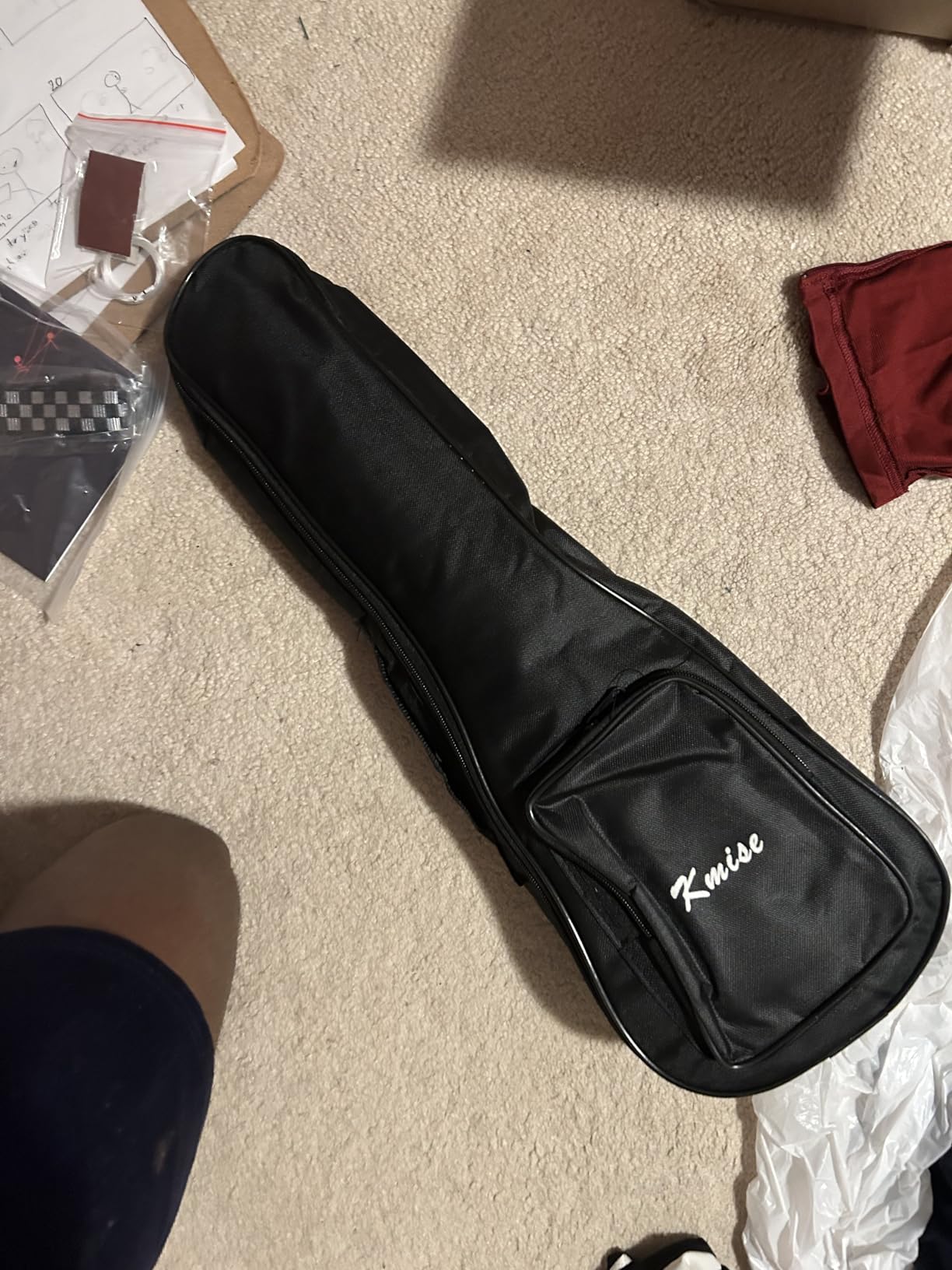Kmise Concert Ukulele Uke Acoustic Hawaiian Guitar 23 Inch 18 Frets Mahagany With Ukelele Bag and Tuner customer photo 2