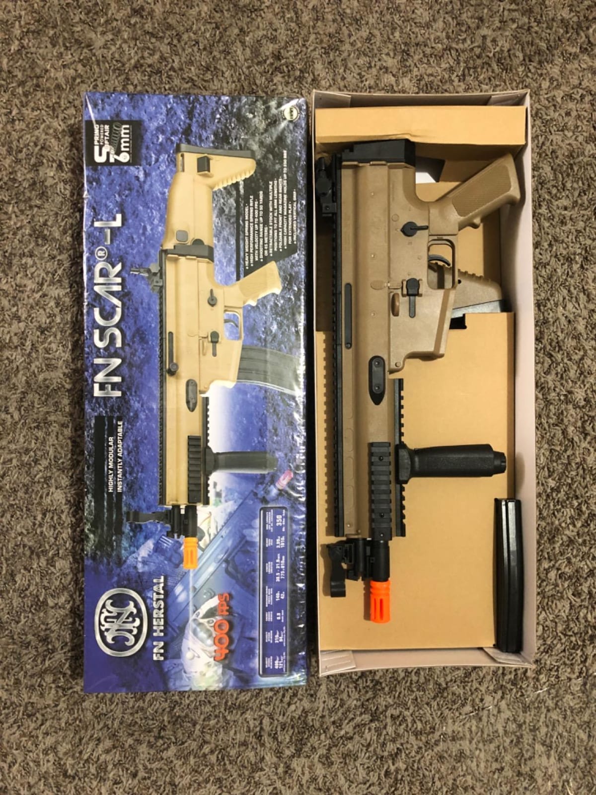 Soft Air SCAR-L Licensed Full Size Spring Powered Airsoft Rifle customer photo 2