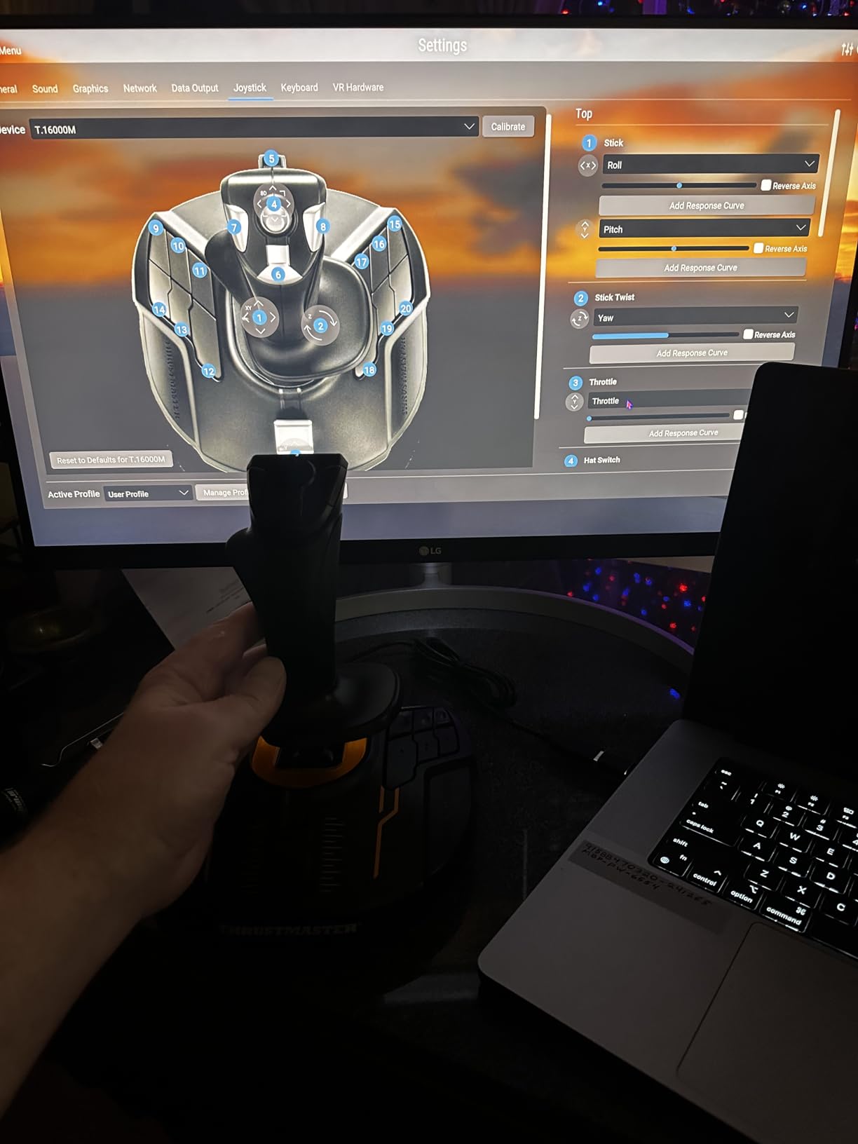 Thrustmaster T16000M FCS - Precision Combat Flight Sim Joystick - PC customer photo 2