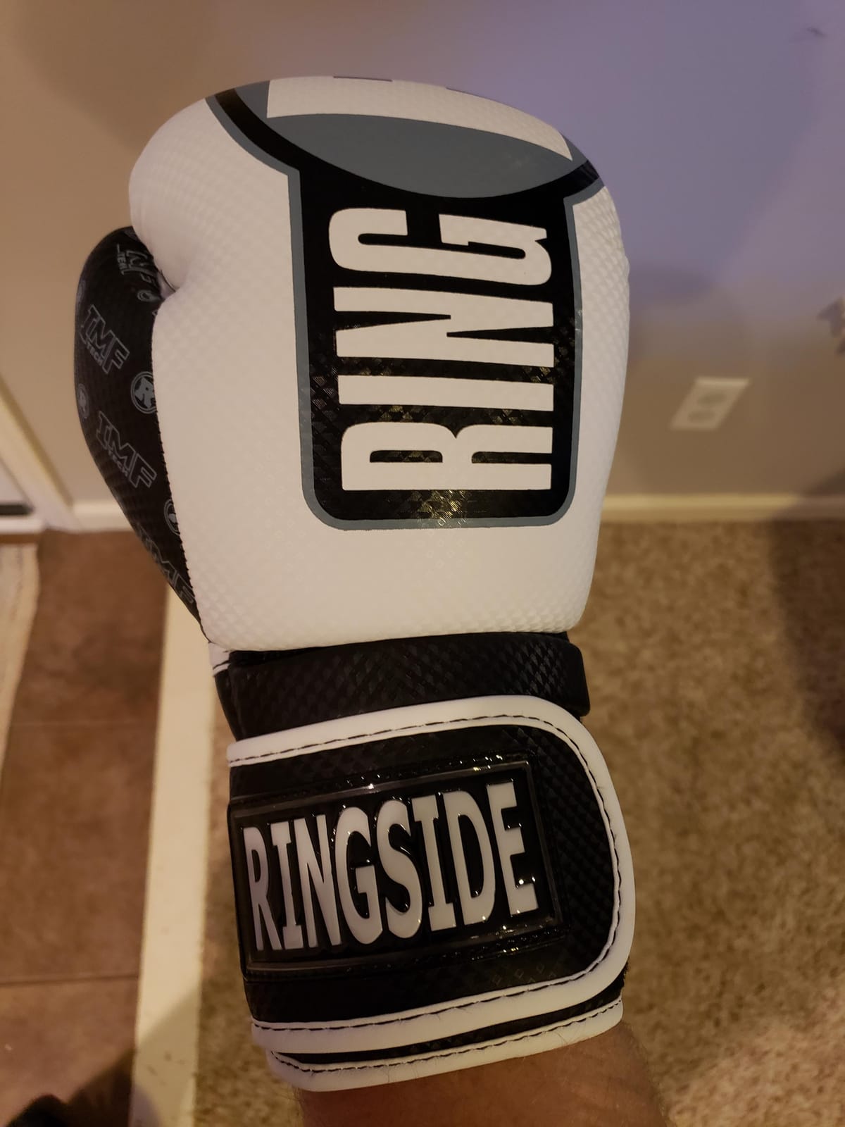 Ringside Apex Bag Gloves, IMF-Tech Boxing Gloves with Secure Wrist Support, Synthetic Boxing Gloves for Men and Women customer photo 2