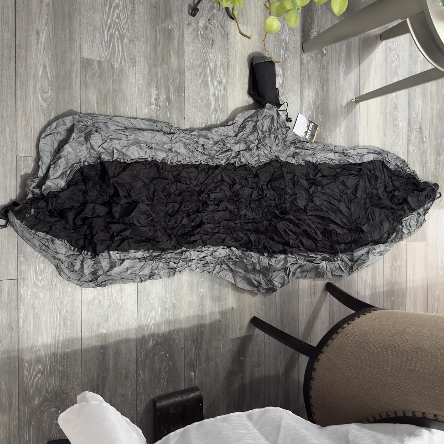Wise Owl Outfitters Hammock for Camping Single Hammocks Gear for The Outdoors Backpacking Survival or Travel - Portable Lightweight Parachute Nylon SO Black & Grey customer photo 2