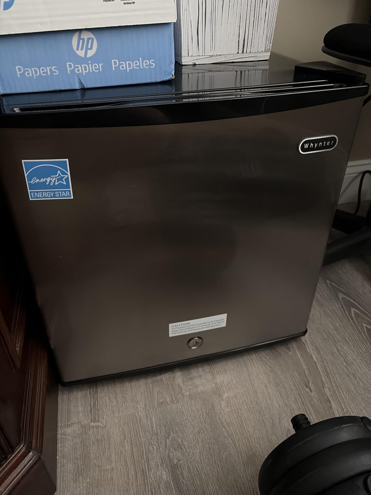 Whynter Upright Freezer 1.1 Cu Ft Lock, Mini Freezer, Stainless CUF-112SS customer photo 2