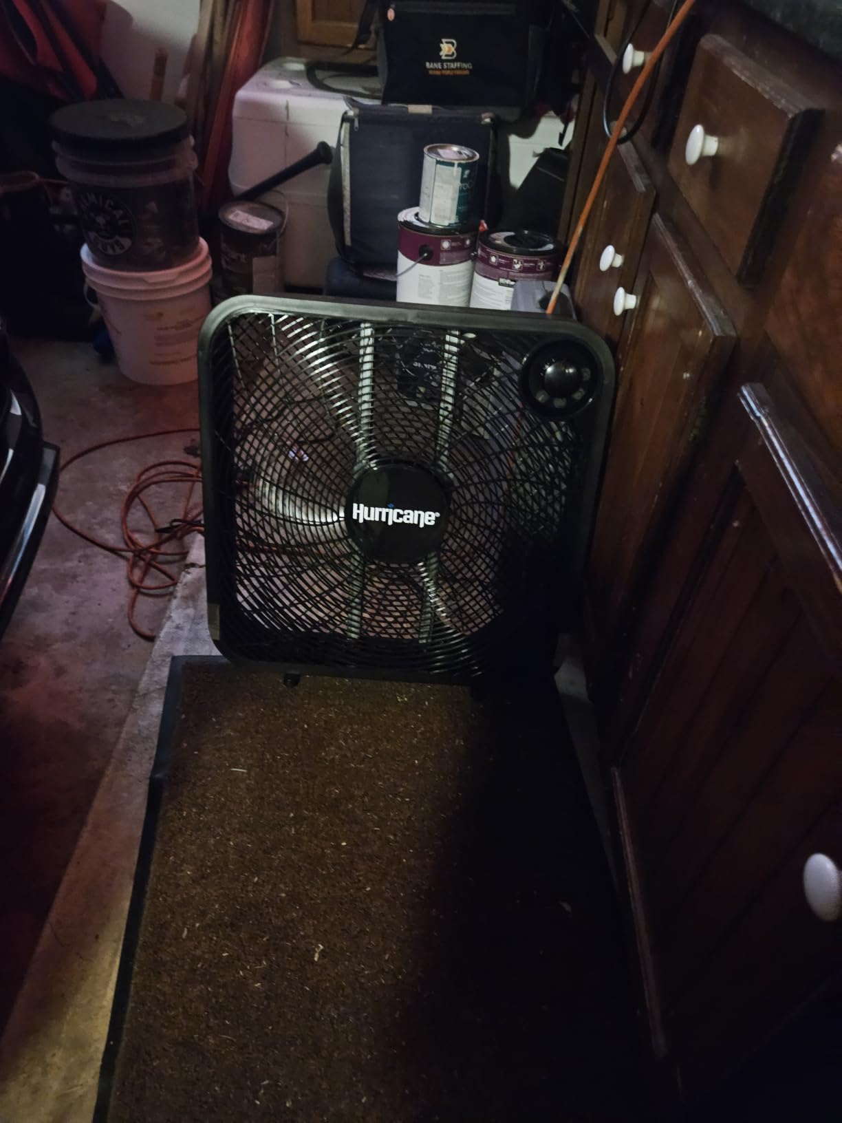 Hurricane Classic Floor Box Fan with 3 Speed Settings, White - 20in customer photo 2