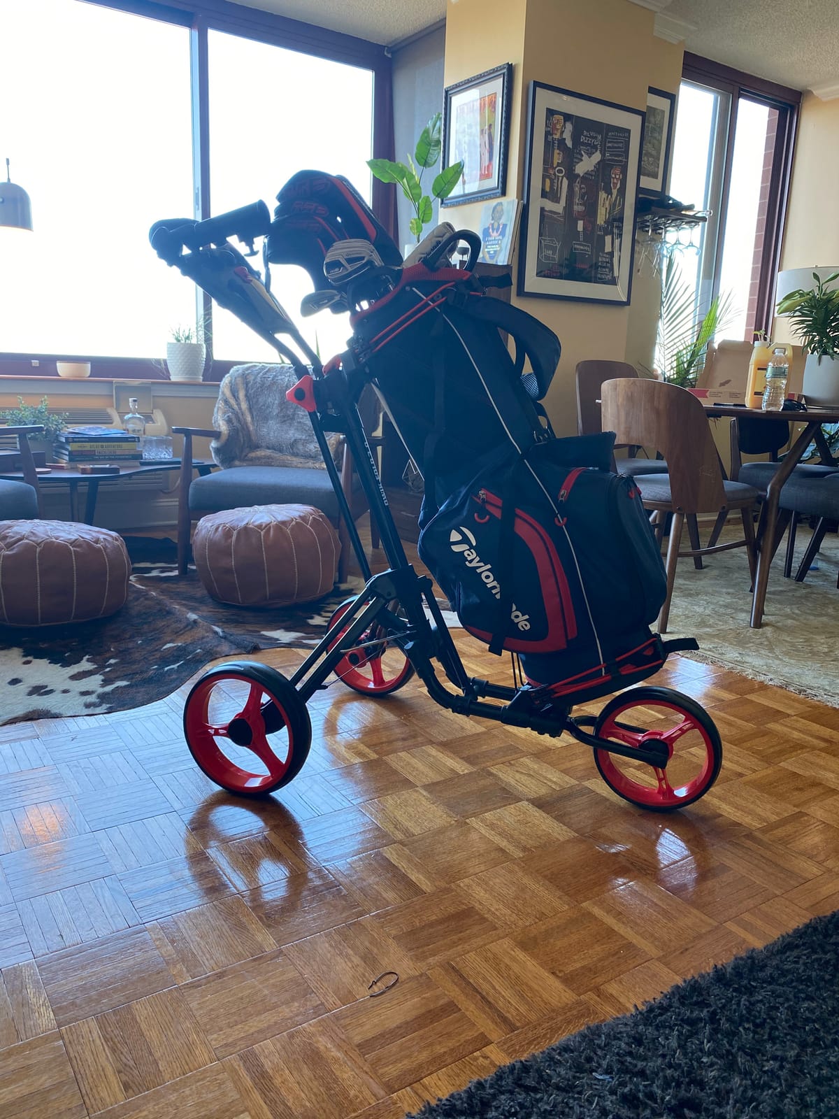 Qwik-Fold - 3-Wheel Golf Push Cart customer photo 2