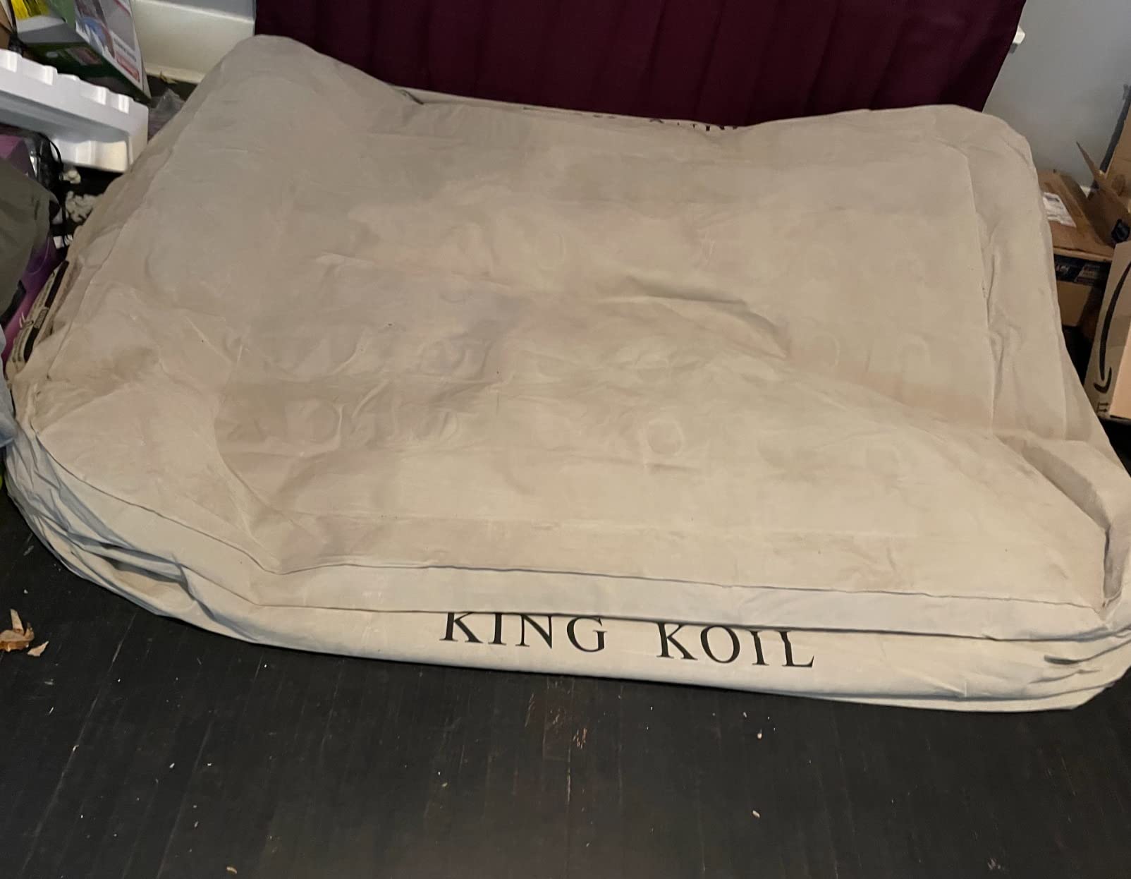 King Koil Air Mattress Queen with Built-in Pump, 20” Raised Airbed customer photo 1