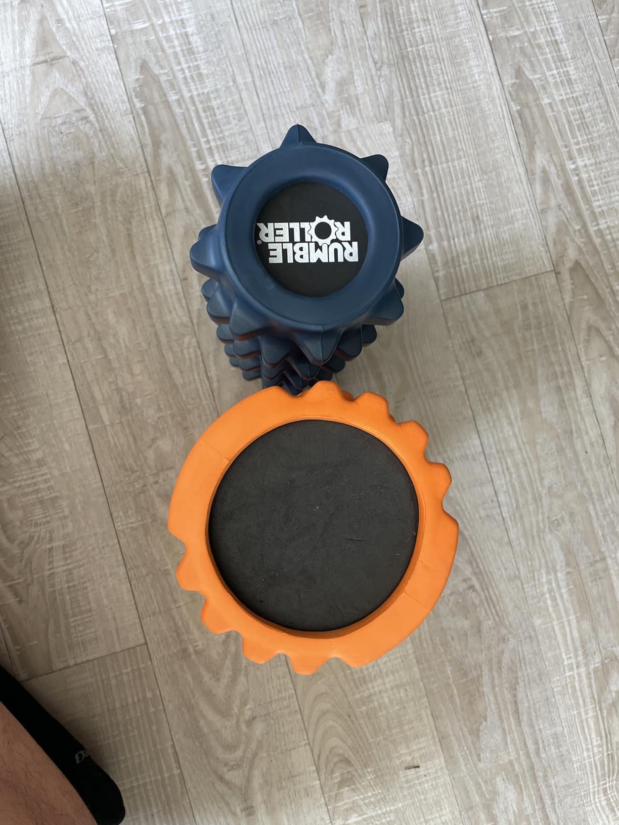 RumbleRoller Original Foam Roller Deep Tissue Massage Roller for Muscle Recovery (Midsize 22-Inch) customer photo 2