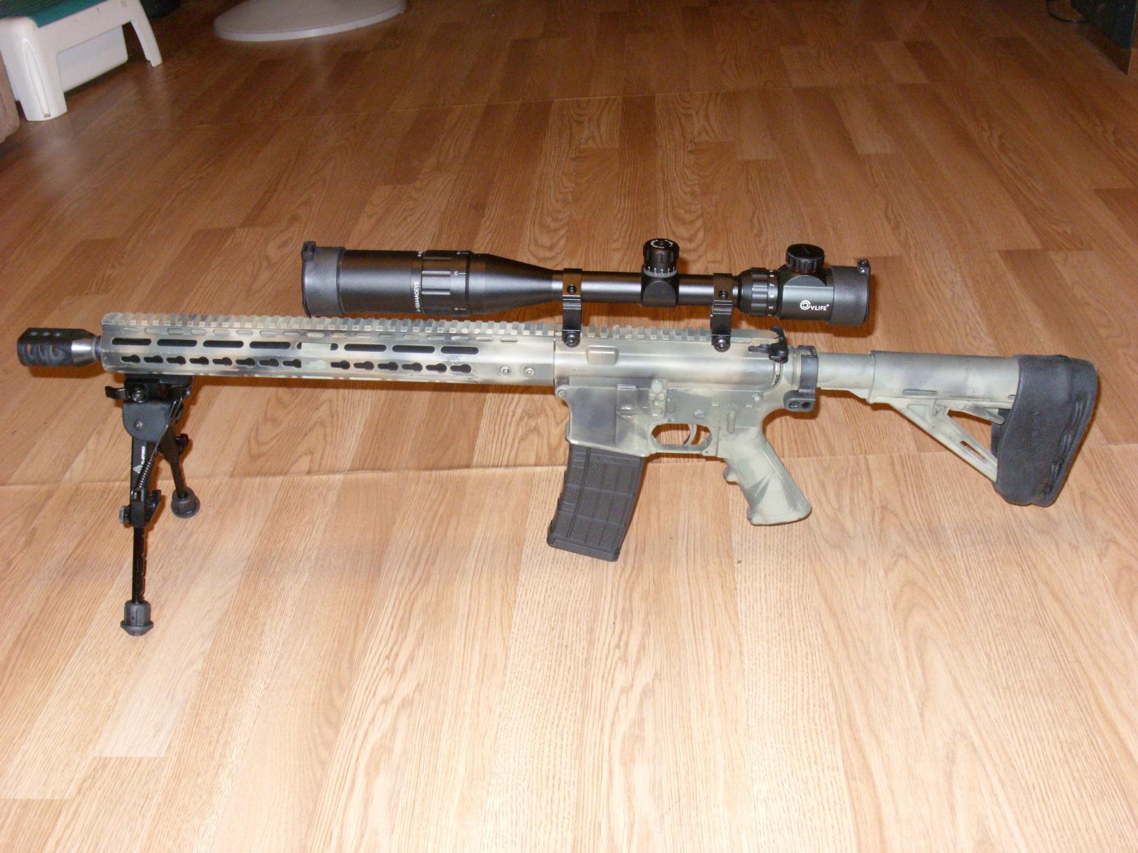 CVLIFE 4-16x44 AO Rifle Scope Red and Green Illuminated Scope with Locking Turret Sunshade and Mount Included customer photo 2
