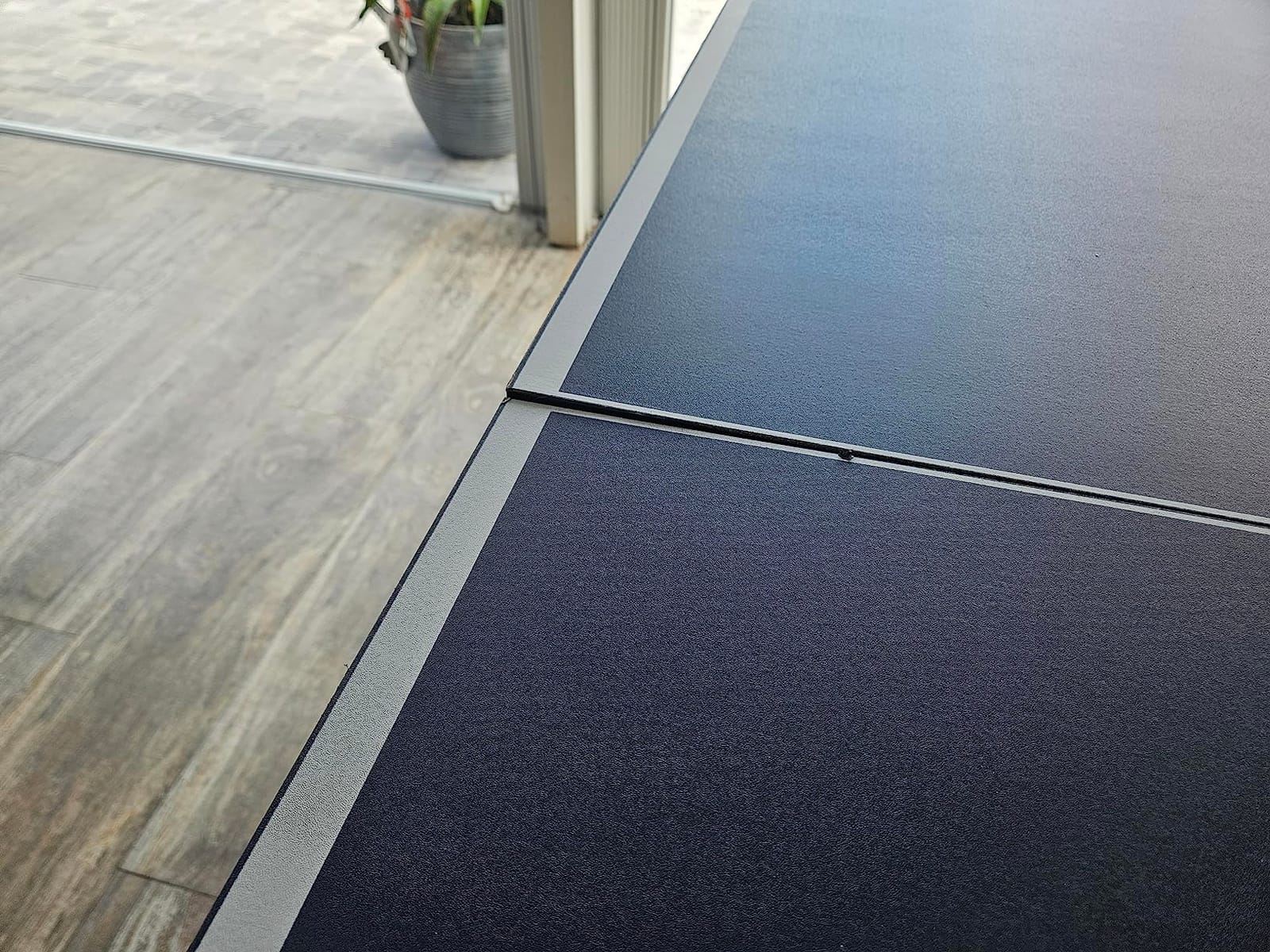 EastPoint Foldable Ping Pong Table Topper, Table Tennis, 9 ft x 5 ft, Blue customer photo 1