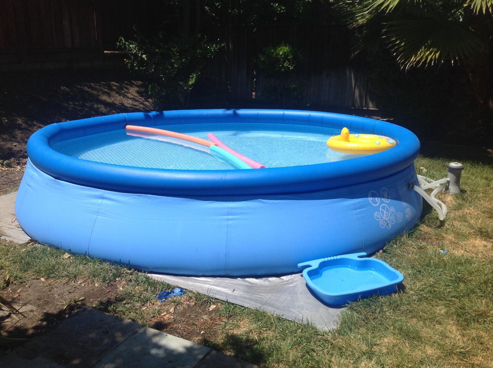 INTEX Easy Set 15 ft x 48in Inflatable Ring Above Ground Pool Set w/Pump customer photo 2