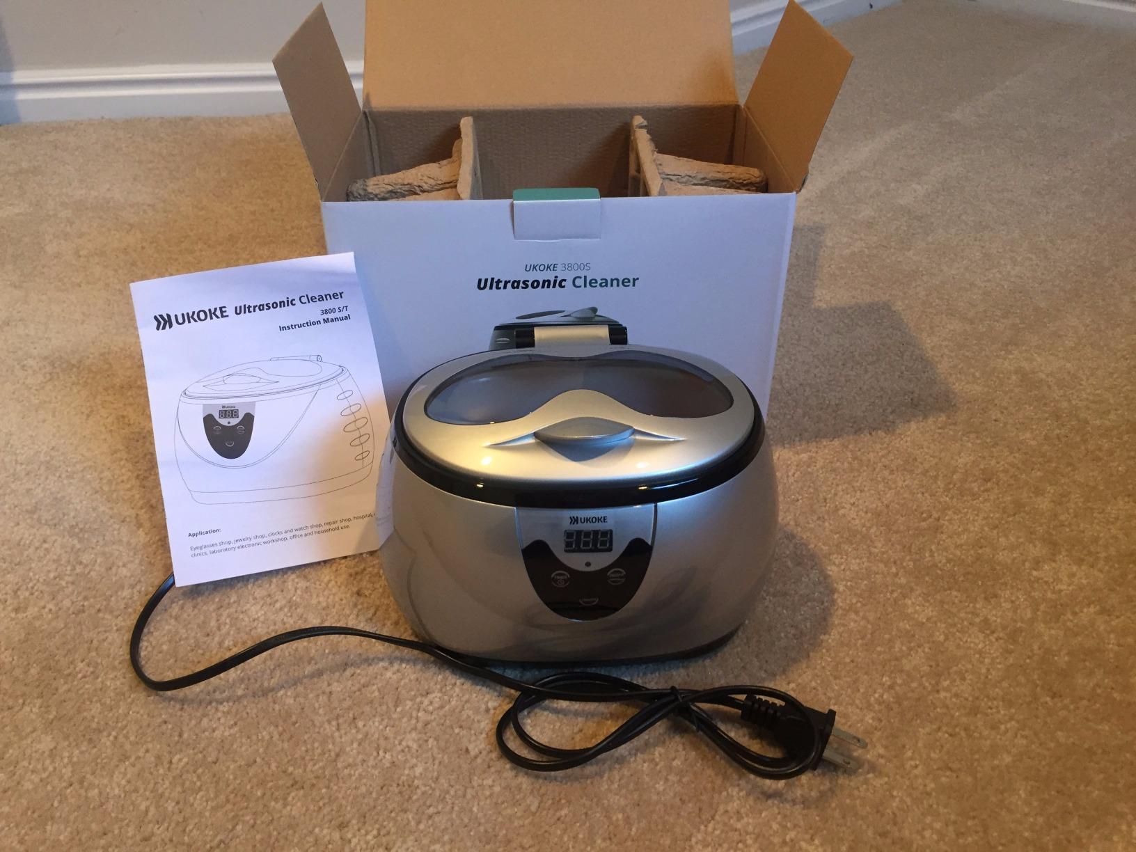 Ukoke UUC06S Ultrasonic Cleaner, Professional Jewelry Cleaner for Eyeglasses, Rings and Watches, 42kHz Portable Sonic Cleaner with 600ml Capacity Stainless Steel Tank customer photo 2