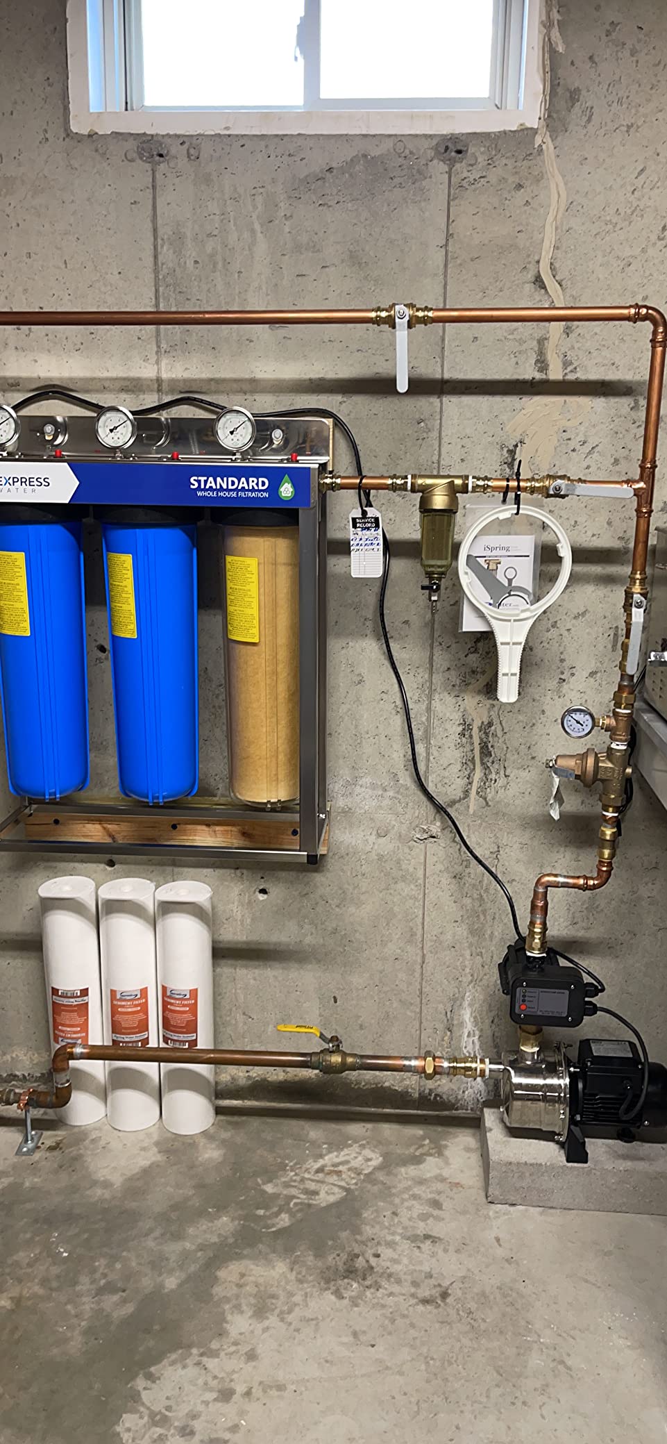 BACOENG Auto ON/OFF Stainless Steel Water Pressure Booster Pump w/Smart Controller for Tankless Water Supply Pressurization customer photo 1