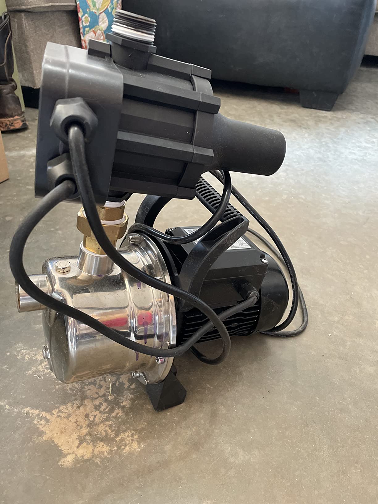 BACOENG Auto ON/OFF Stainless Steel Water Pressure Booster Pump w/Smart Controller for Tankless Water Supply Pressurization customer photo 2