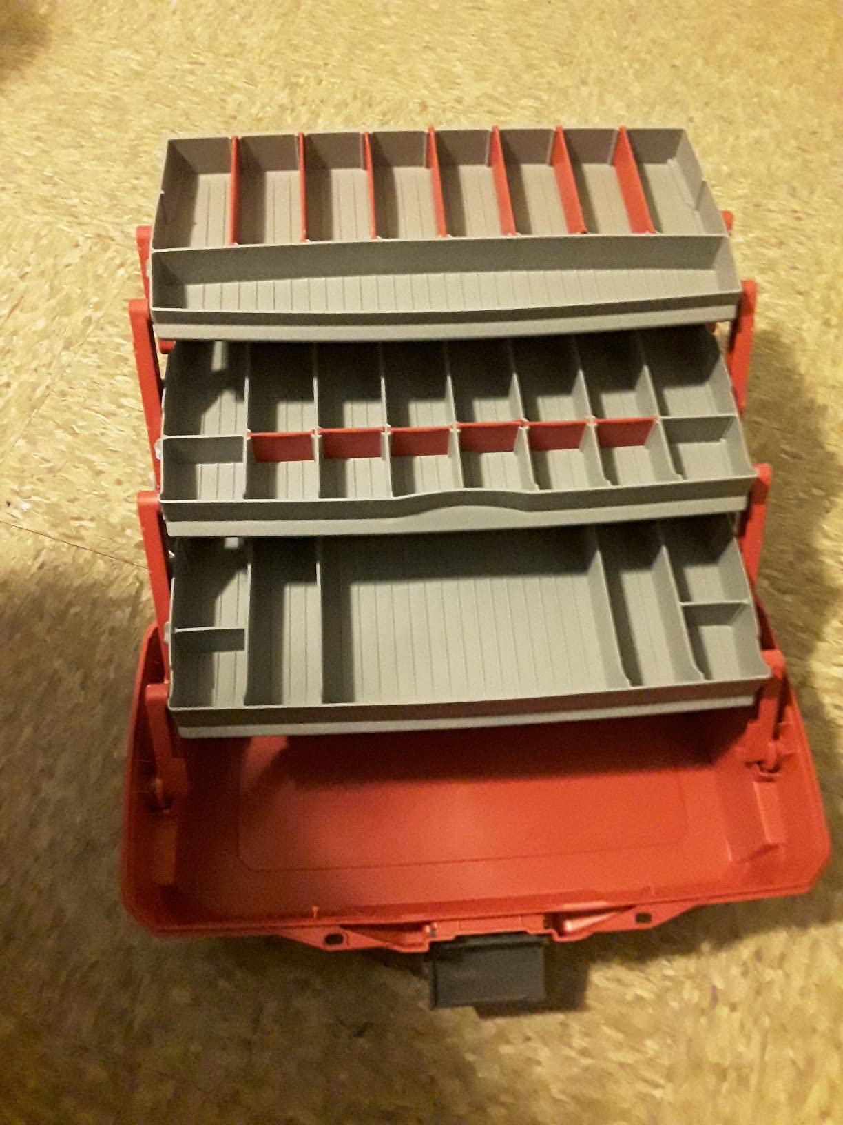 Flambeau Outdoors 6383 3-Tray Tackle Box, 32 Compartments, Frost Green customer photo 1