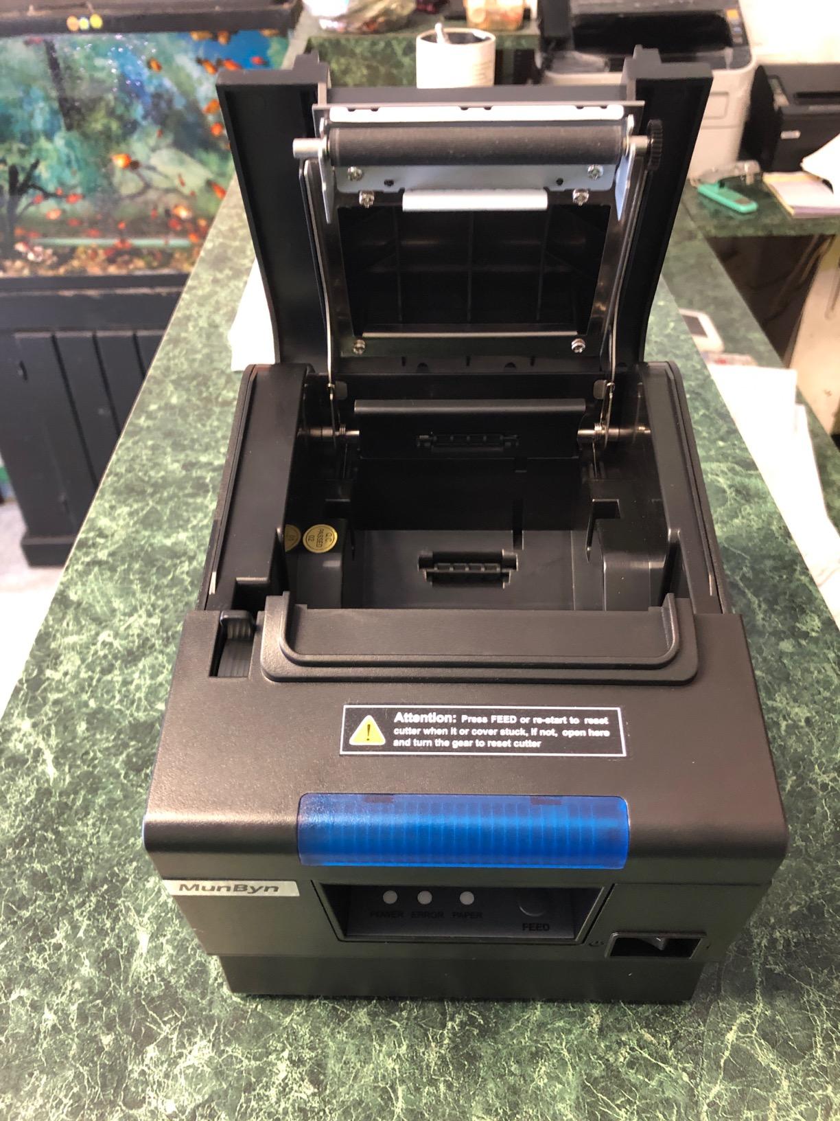 MUNBYN P068 Thermal Receipt Printer 80mm POS Printer USB Serial Ethernet customer photo 1