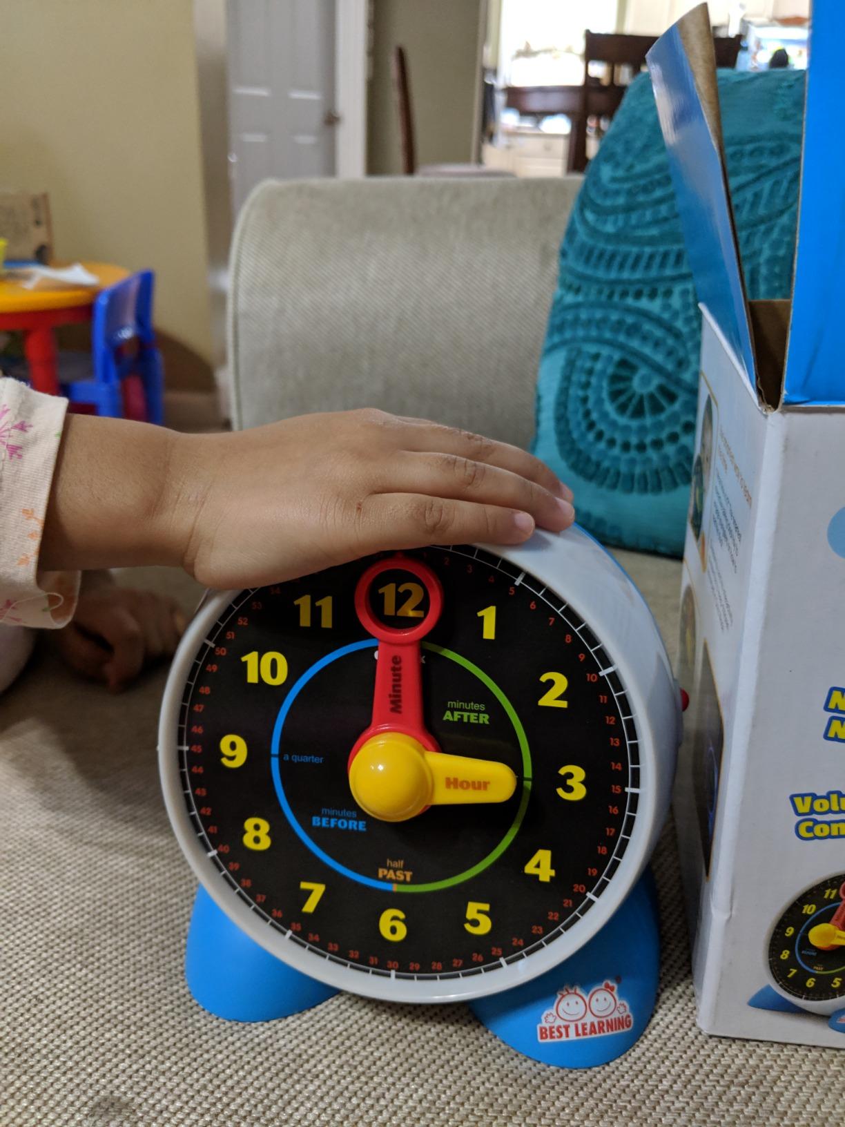 BEST LEARNING Learning Clock - Talking Time Teaching Toy for Kids customer photo 2