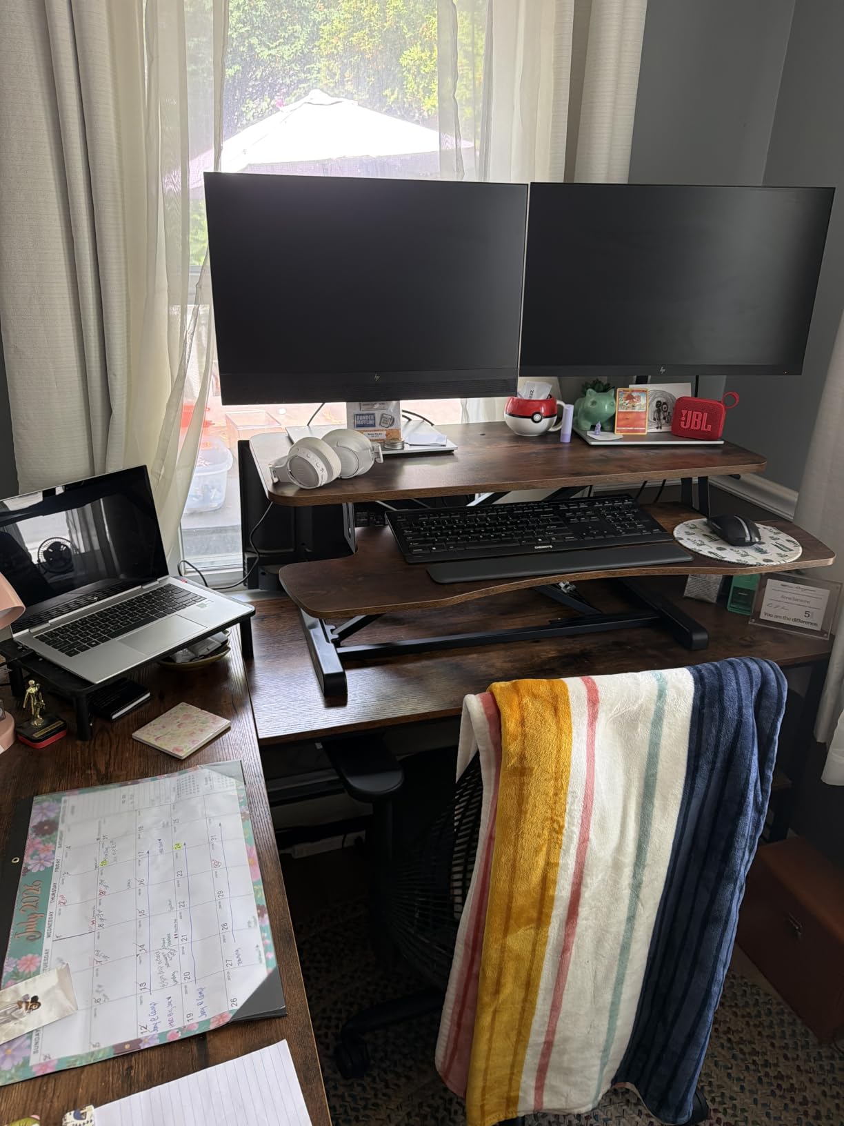 VIVO Black 32 in Standing Desk Converter, DESK-V000K customer photo 2