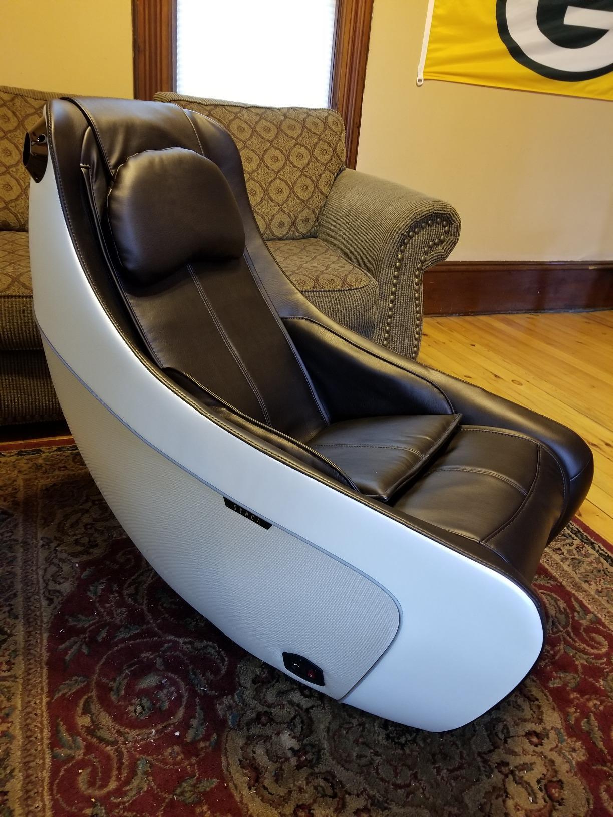 CirC Premium Massage Chair - SL Track, Heated, Ergonomic, Full Body, Deep Tissue, Shiatsu and Remote-Controlled, Home & Office Use (Burnt Coffee) customer photo 1