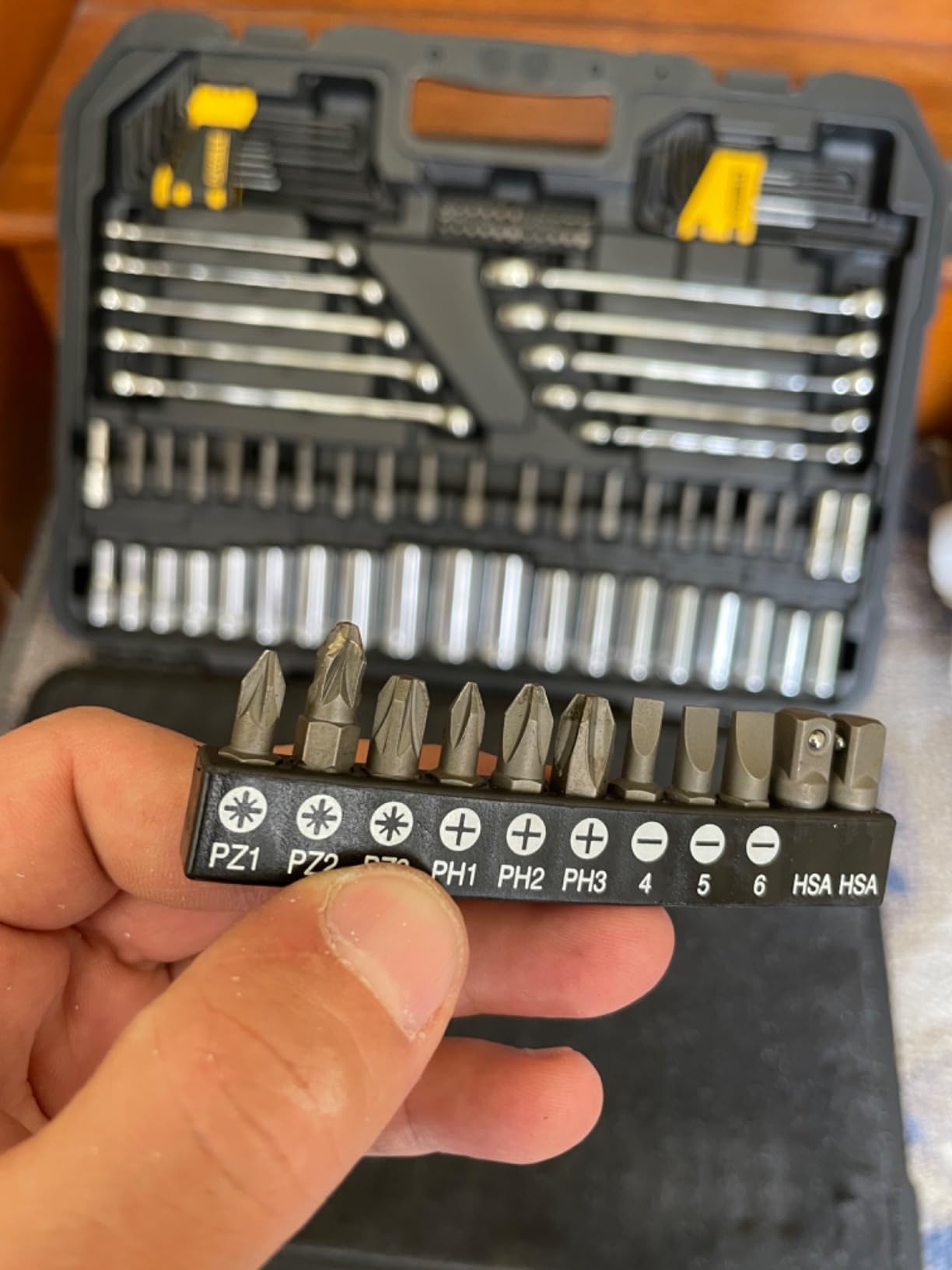 DEWALT Mechanics Tool Set, 1/4