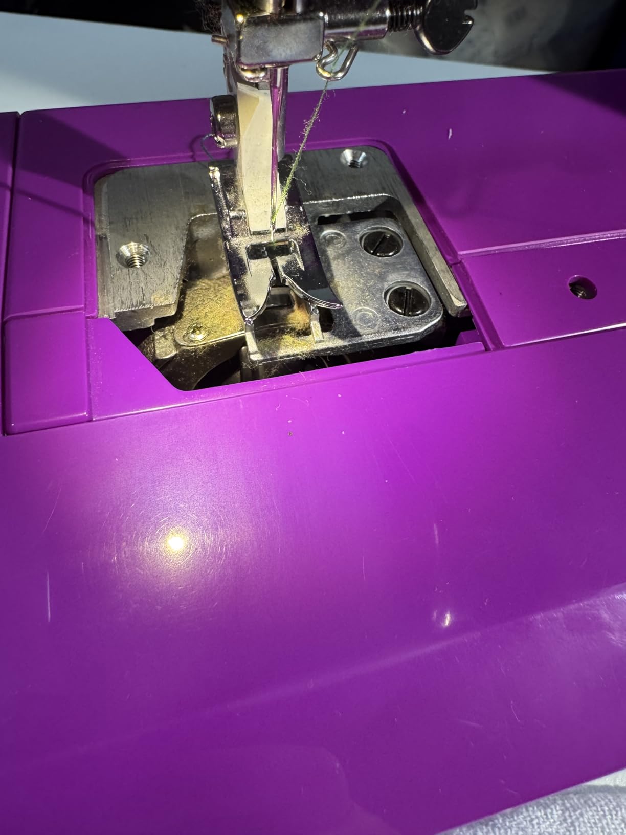 Janome Arctic Crystal Easy-to-Use Sewing Machine with Interior Metal Frame, Bobbin Diagram, Tutorial Videos, Beginner-Friendly customer photo 2