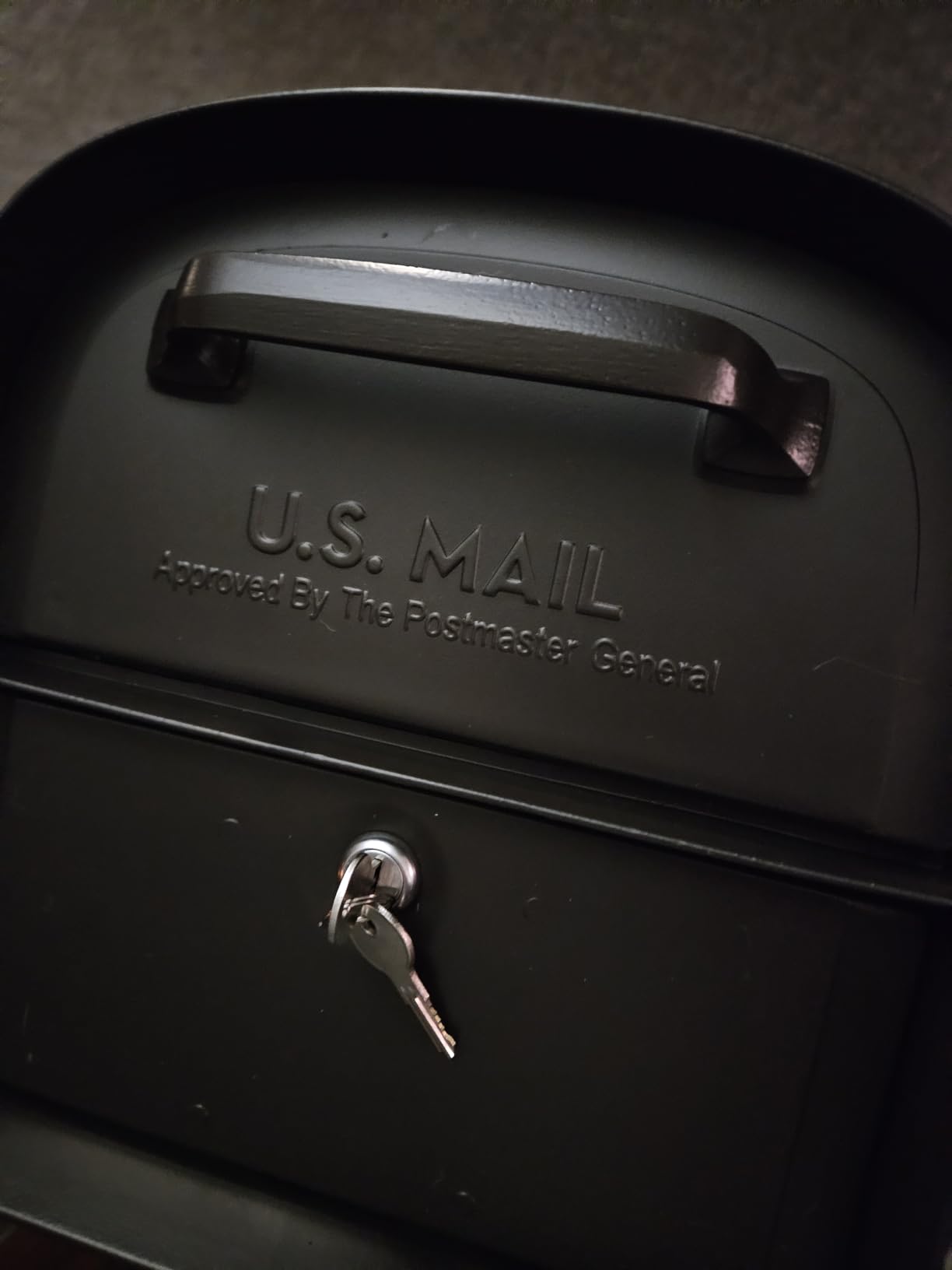 Architectural Mailboxes 6300B-10 Oasis 360 Locking Parcel Mailbox, Extra Large, Black, 6300B-10 customer photo 1