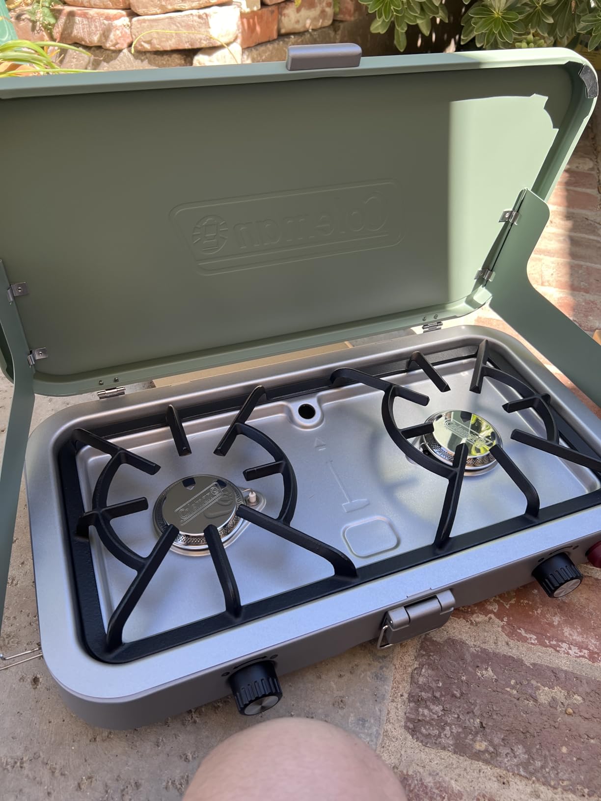 Coleman Cascade 3-in-1 Outdoor Camp Stove, Portable Cooktop with Included Cast-Iron Grill & Griddle Accessories, 24,000 BTUs of Power for Camping, Tailgating, Grilling customer photo 1