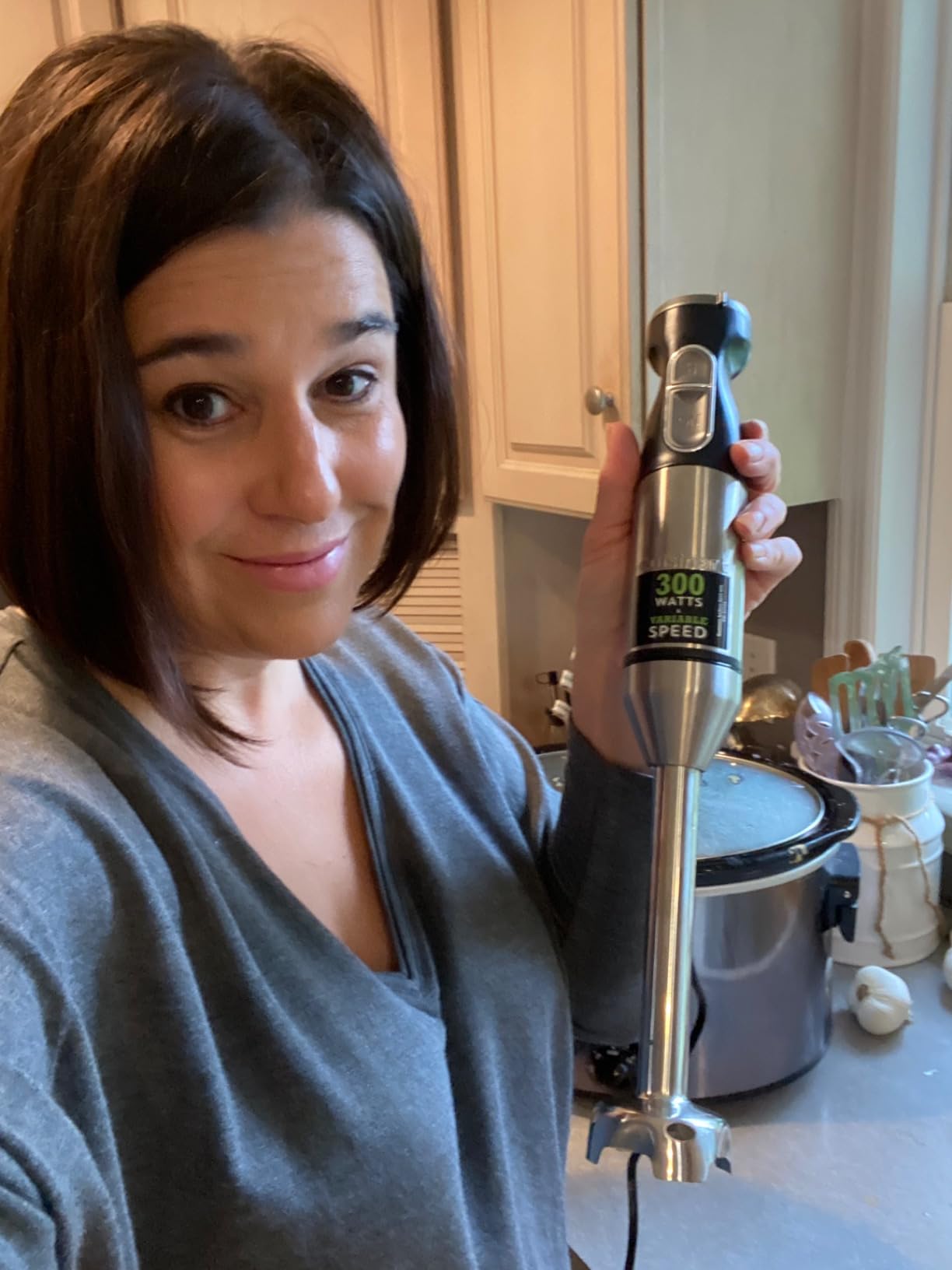Cuisinart CSB-179 Smart Stick Variable Speed Hand Blender, Stainless Steel | Hand blender with variable speed control, stainless steel shaft, one-hand operation & lock/unlock button, CSB-179P1 customer photo 2