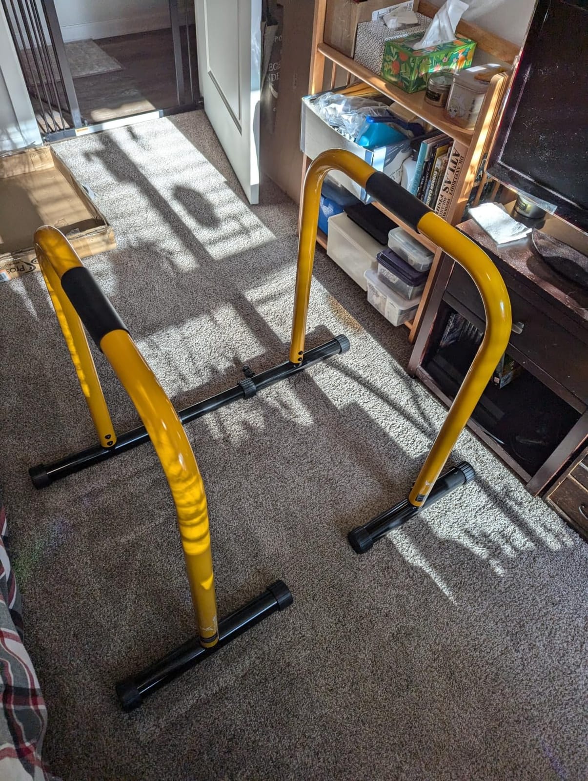 ProsourceFit Power Dip Station Adjustable Height Upper Body Equipment for Home Gym customer photo 1