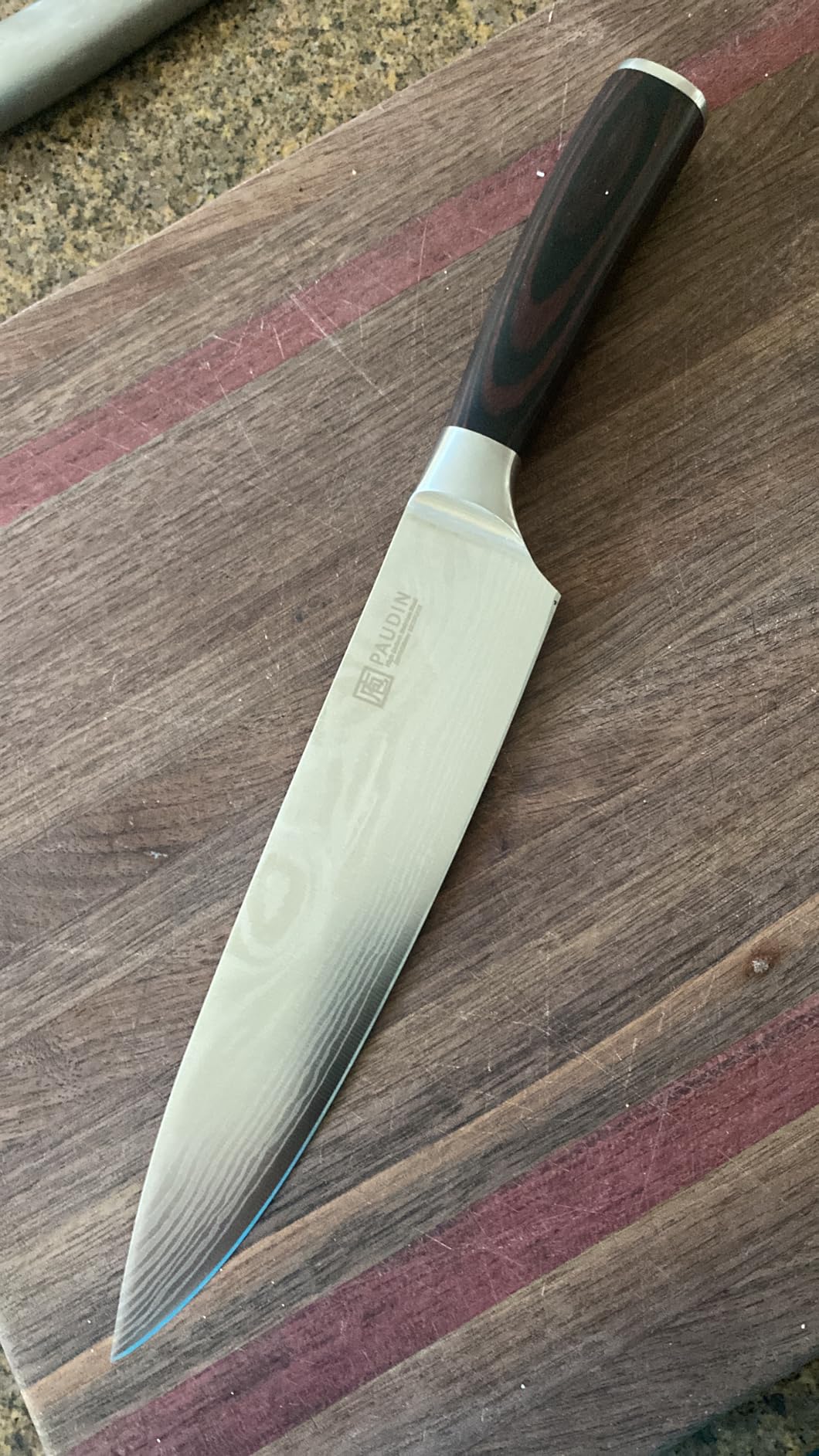 PAUDIN Chef Knife, 8 Inch High Carbon Stainless Steel Sharp Kitchen Knife with Ergonomic Handle, Gift Box customer photo 1
