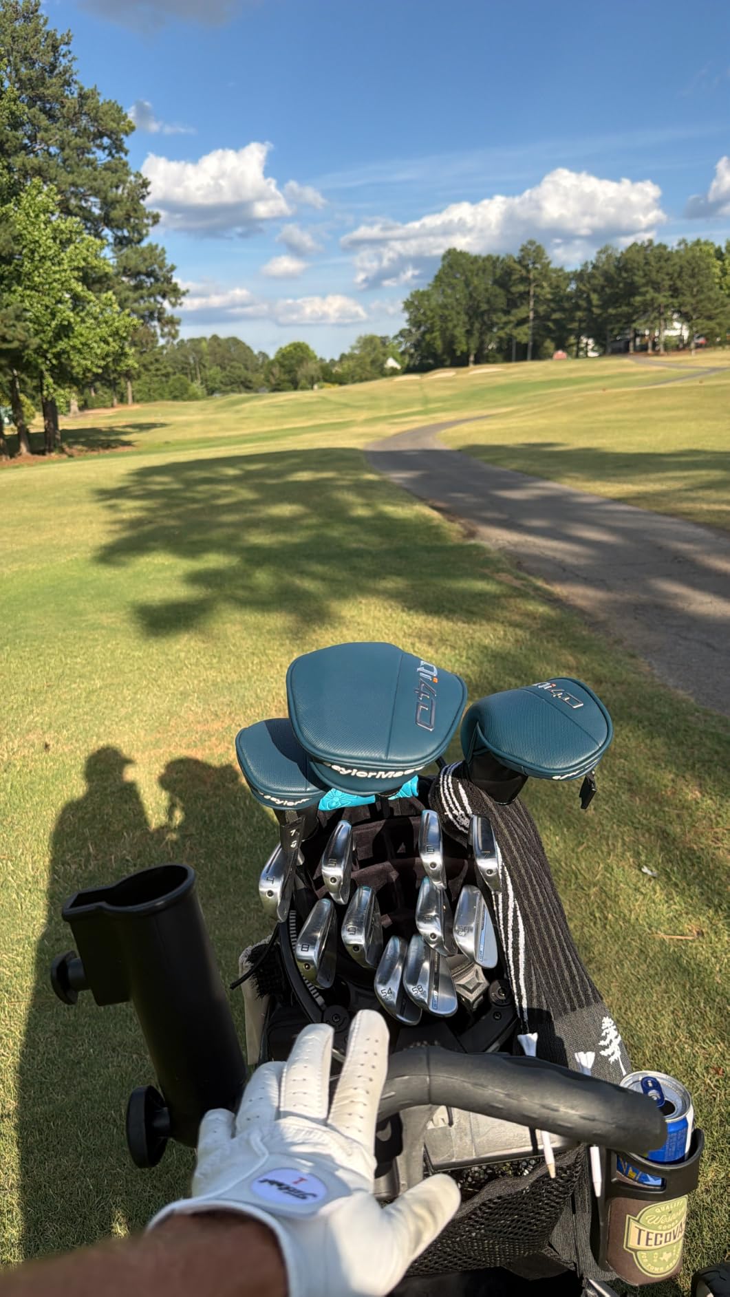 CaddytekCaddyTek EZ-fold 3 Wheel Golf Push Cart Version 8 customer photo 2