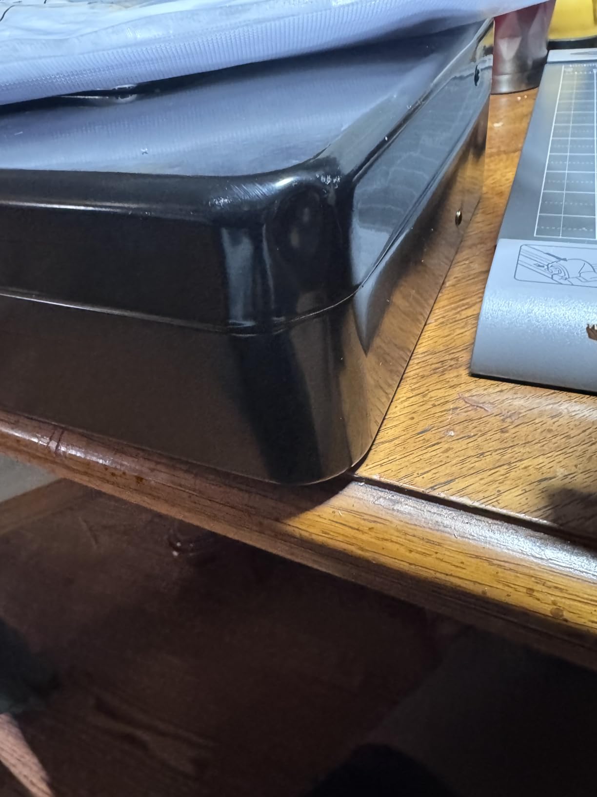 KYODOLED Cash Box with Money Tray and Key Lock, 1mm Thick Metal Cash Drawer customer photo 2