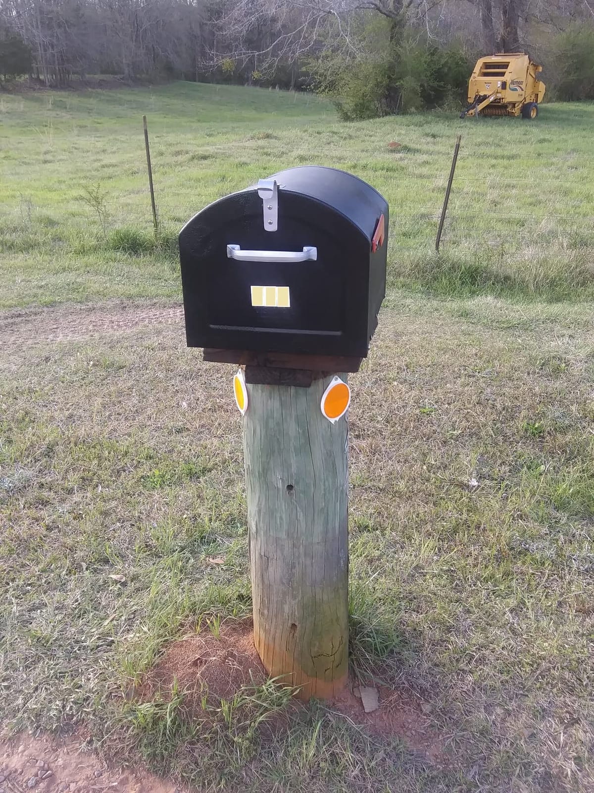 Architectural Mailboxes 950020P-10 Centennial Post Mount Mailbox, Extra Large, Pewter customer photo 2