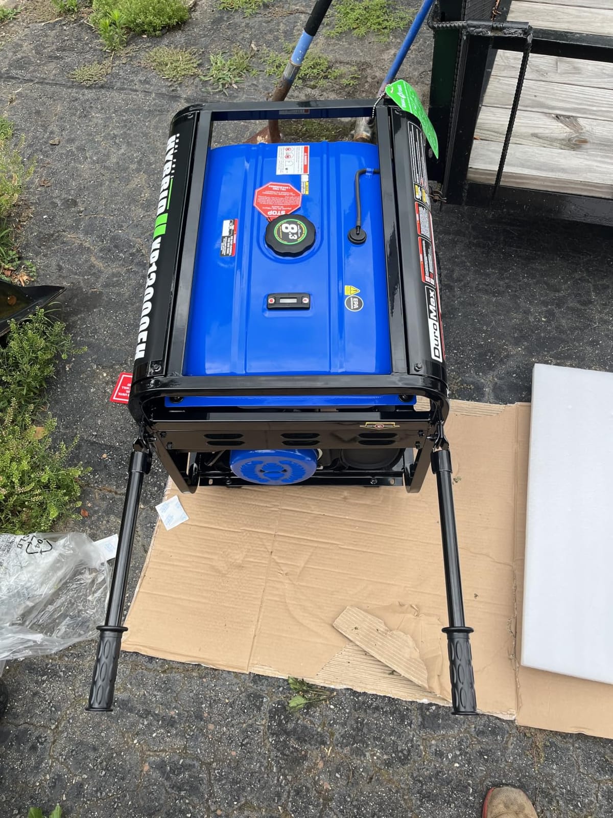 DuroMax XP13000EH 13,000-Watt Dual Fuel Portable Generator - Gas & Propane, Electric Start, Whole Home Backup Power, Transfer Switch Ready, RV & Emergency Ready customer photo 1