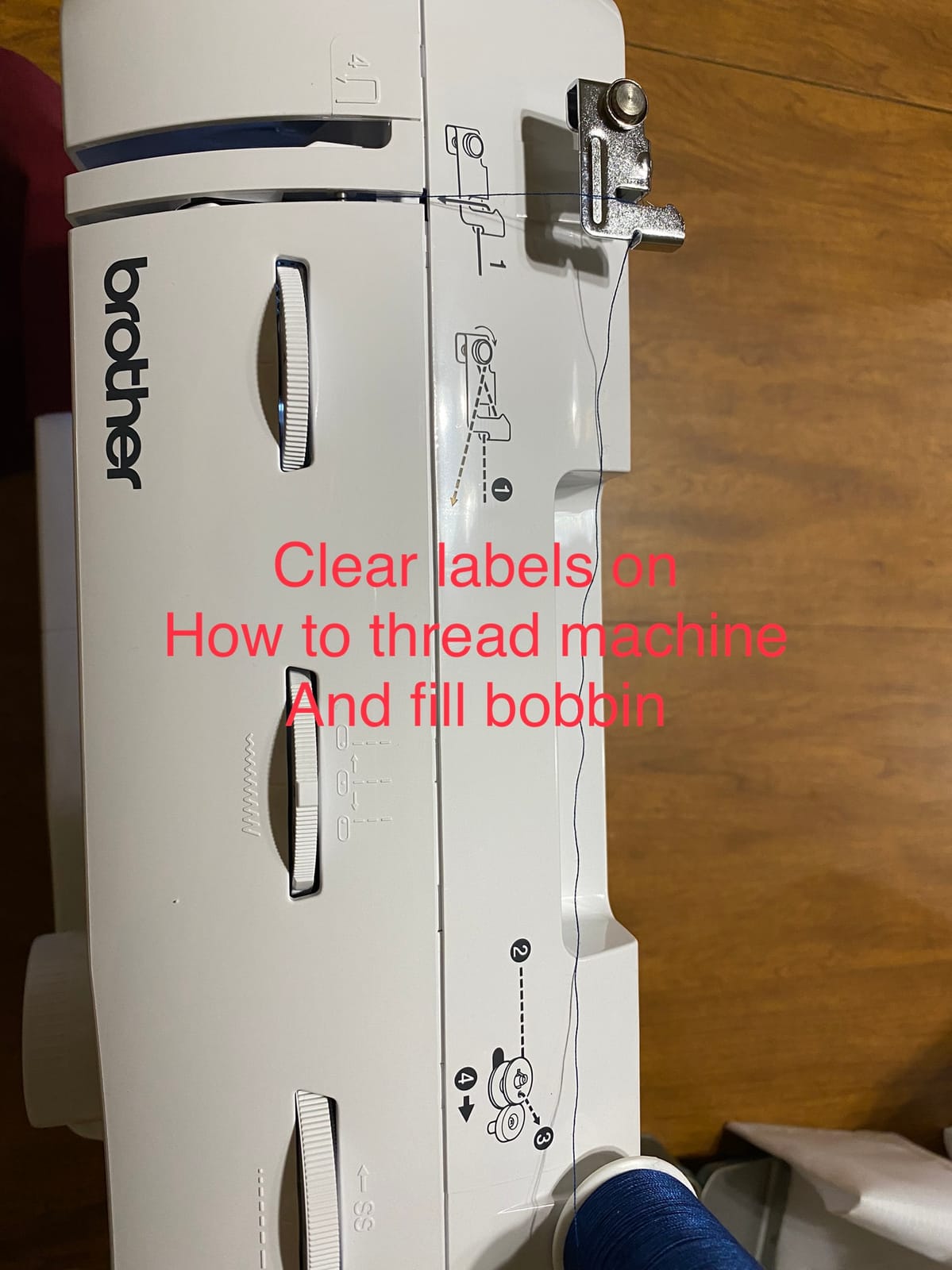 Brother GX37 Sewing Machine, 37 Built-in Stitches, 6 Included Sewing Feet, Decorative Stitches Printed on Machine customer photo 1
