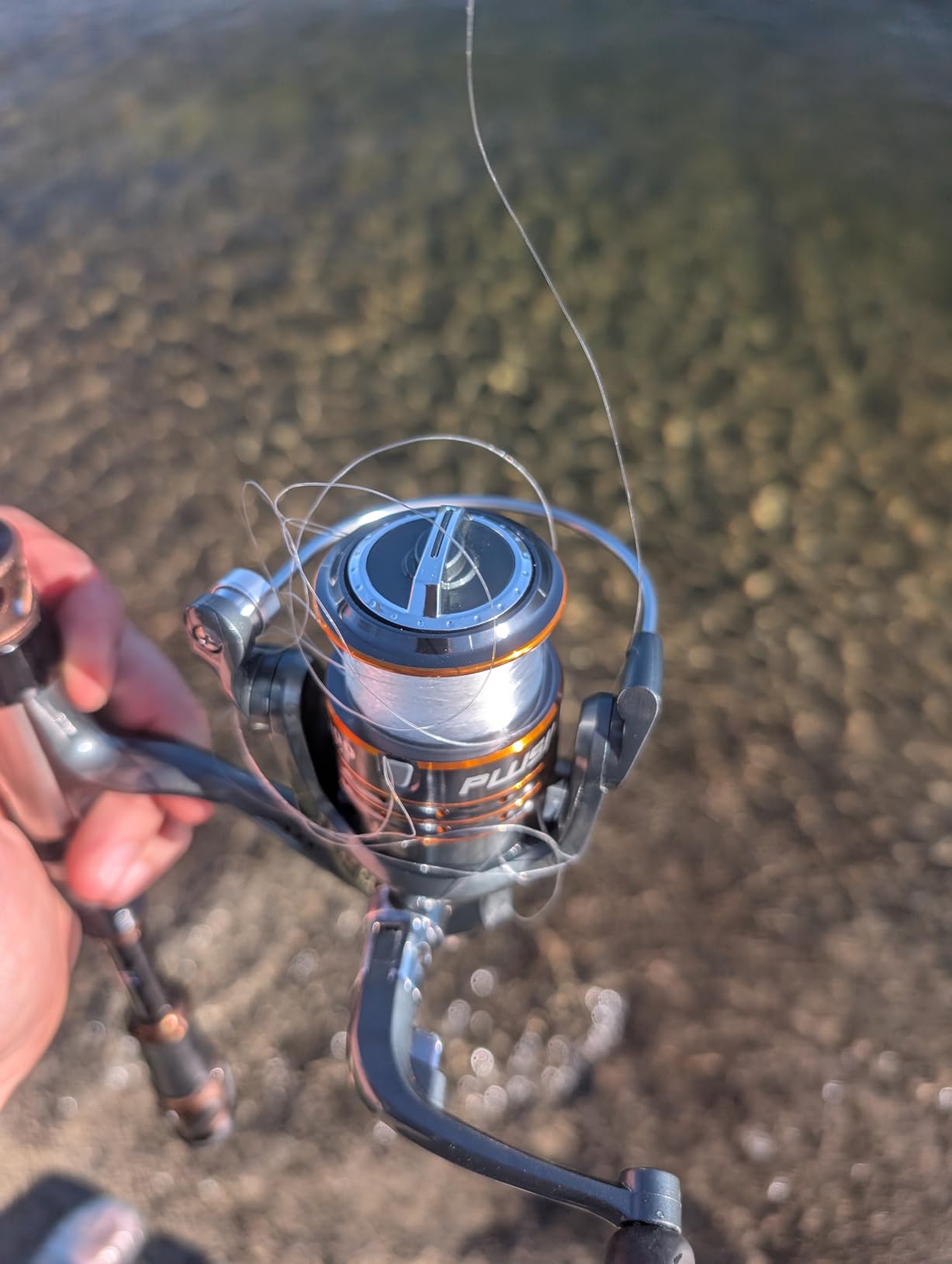 PLUSINNO Fishing Rod and Reel Combos - Carbon Fiber Telescopic Fishing Pole - Spinning Reel 12 +1 Shielded Bearings Stainless Steel BB customer photo 2