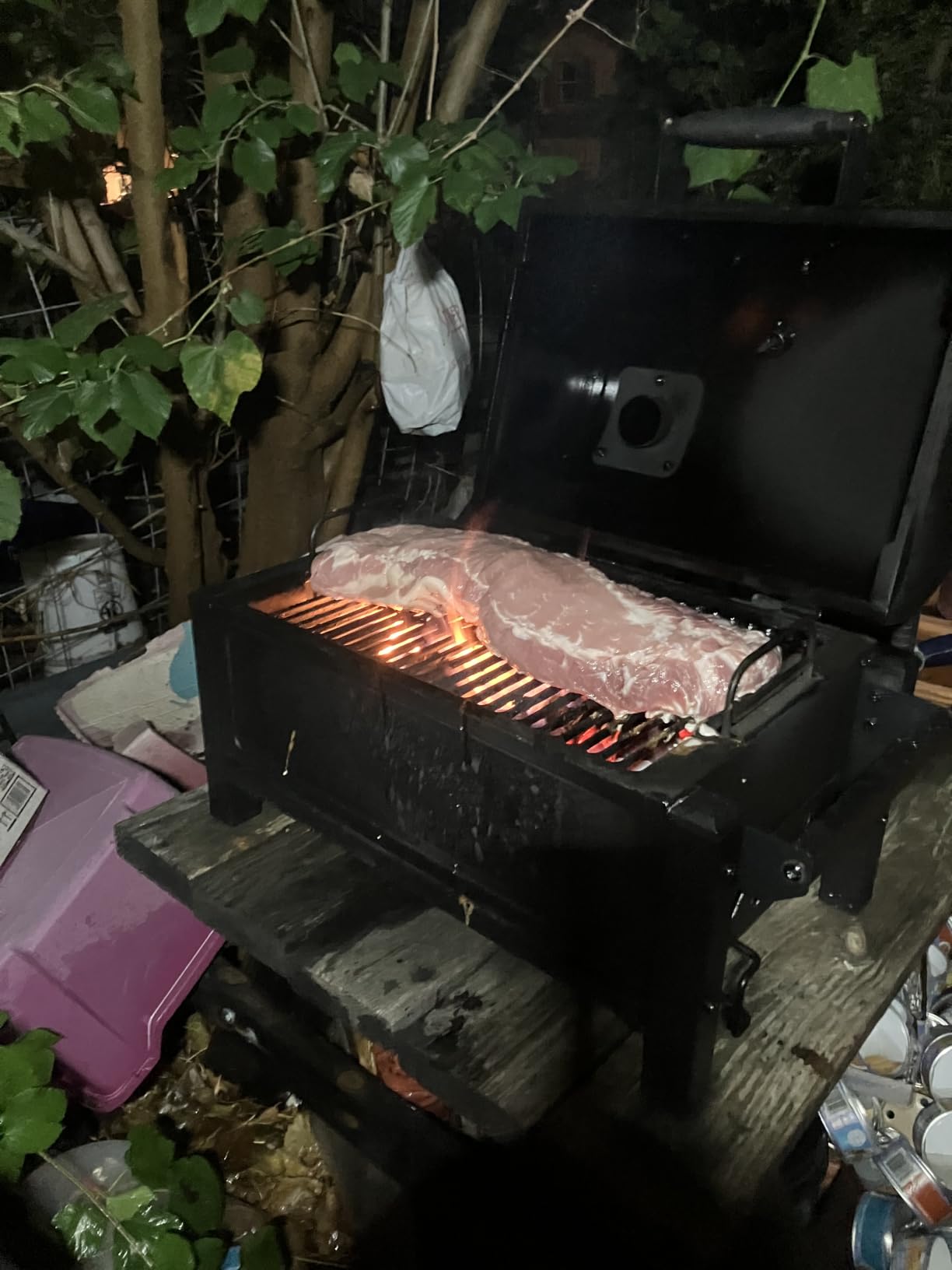 Oklahoma Joe's Rambler Portable Tabletop Charcoal Grill, 218 Sq. In. Cooking Space, Heavy-Duty Steel Construction, Cast Iron Grates, Built-In Temperature Gauge customer photo 1