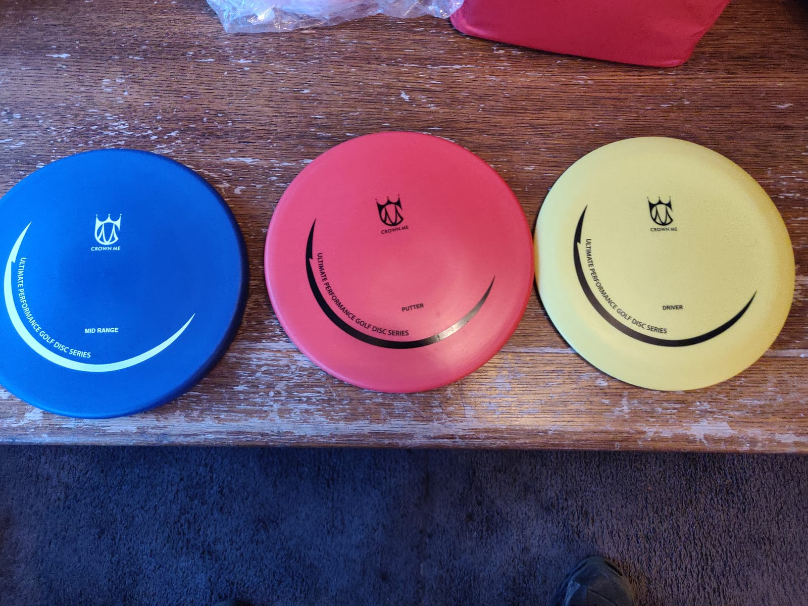 CROWN ME Disc Golf Set with 6 Discs and Starter Disc Golf Bag customer photo 2