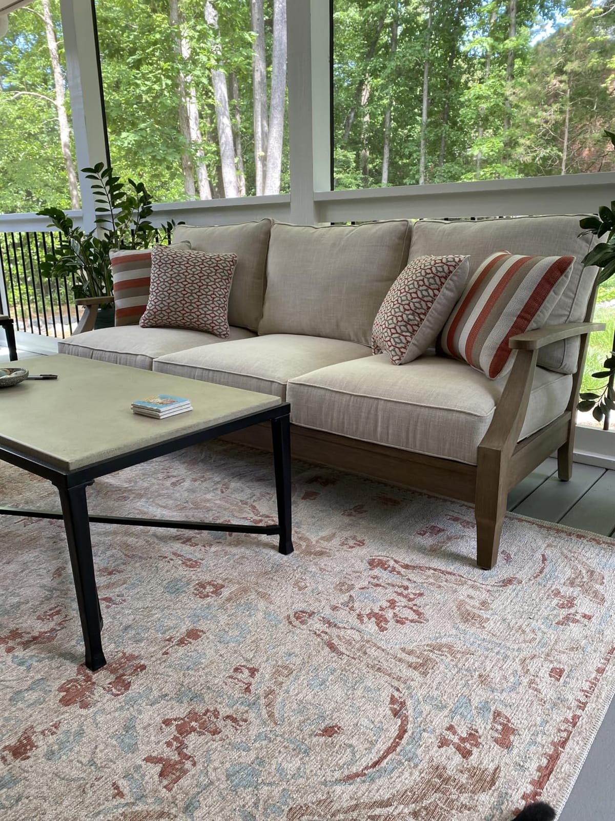 Signature Design by Ashley Clare View 1-Piece Eucalyptus Outdoor Sofa customer photo 2