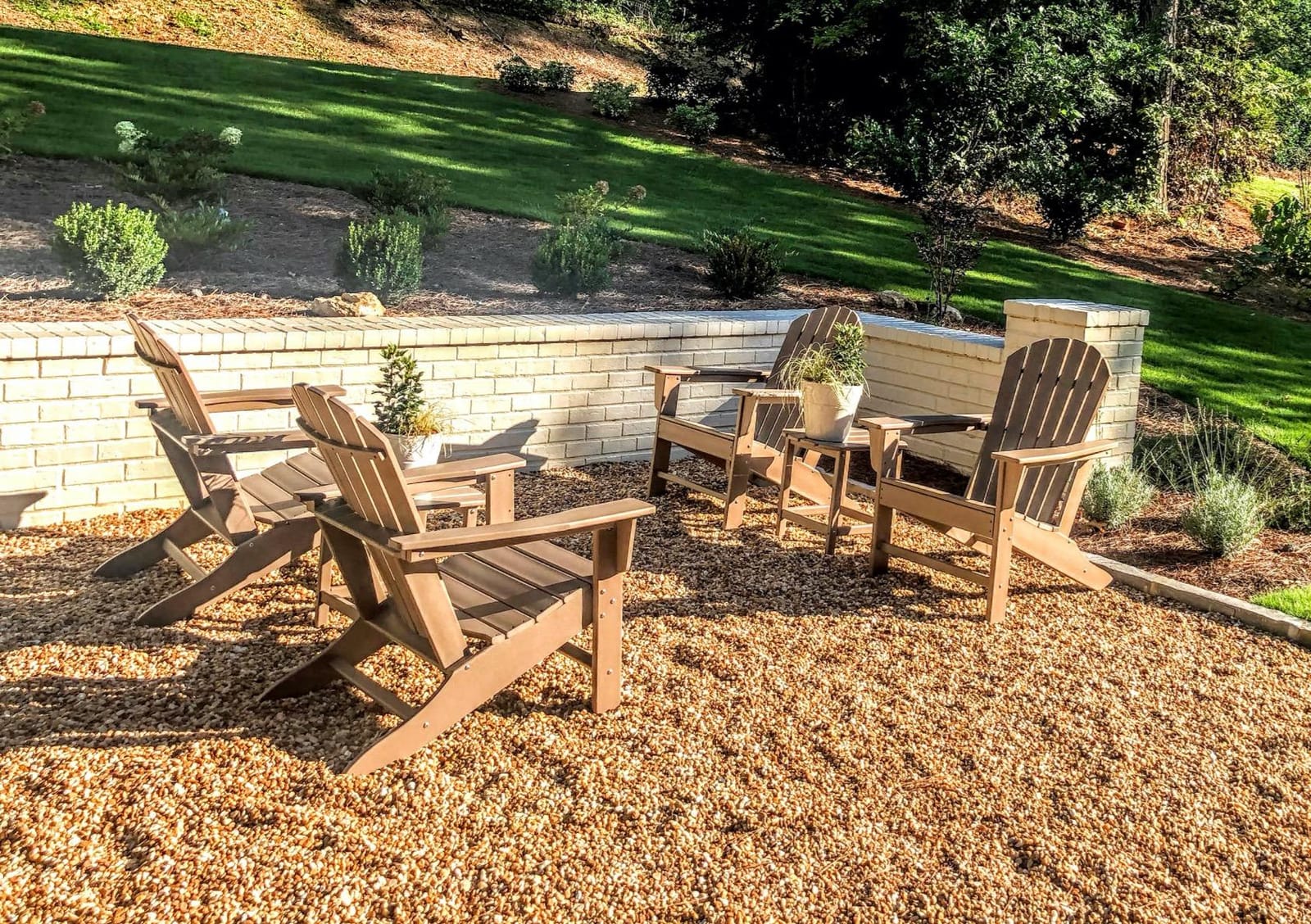 Signature Design by Ashley 1-Piece HDPE Outdoor Adirondack Chair, Driftwood customer photo 2
