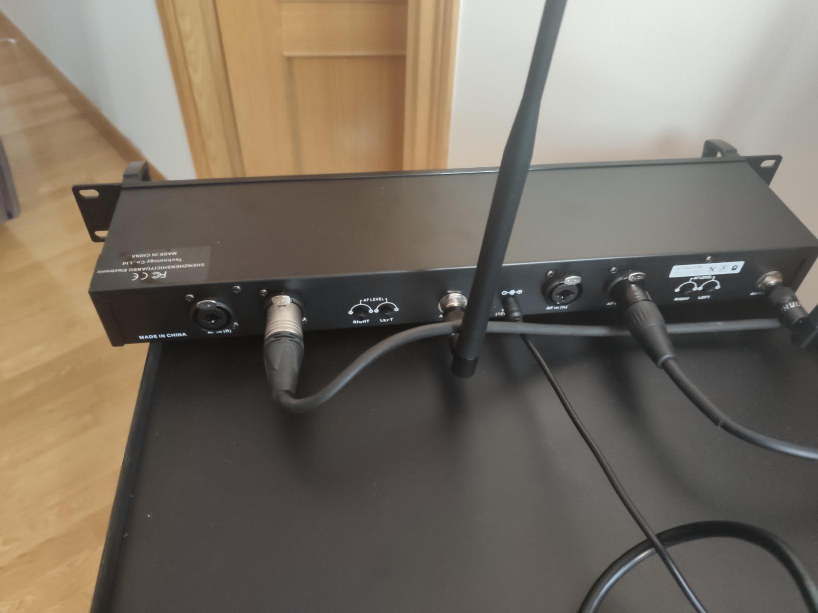 XTUGA in Ear Monitor System Delivering Zero Latency Audio Mixes with 250-350ft Range, Built-in Limiter Circuit and 2-Channel UHF Frequencies for Live Band Performance Monitoring (IEM1200 2 Bodypacks) customer photo 2
