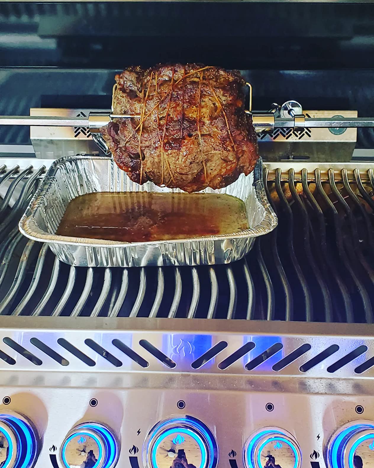 Napoleon BIPRO825RBINSS-3 Built-in Prestige PRO 825 RBI Natural Gas Grill Head, sq.in. + Infrared Infrared Bottom andRear Burner, Stainless Steel customer photo 1