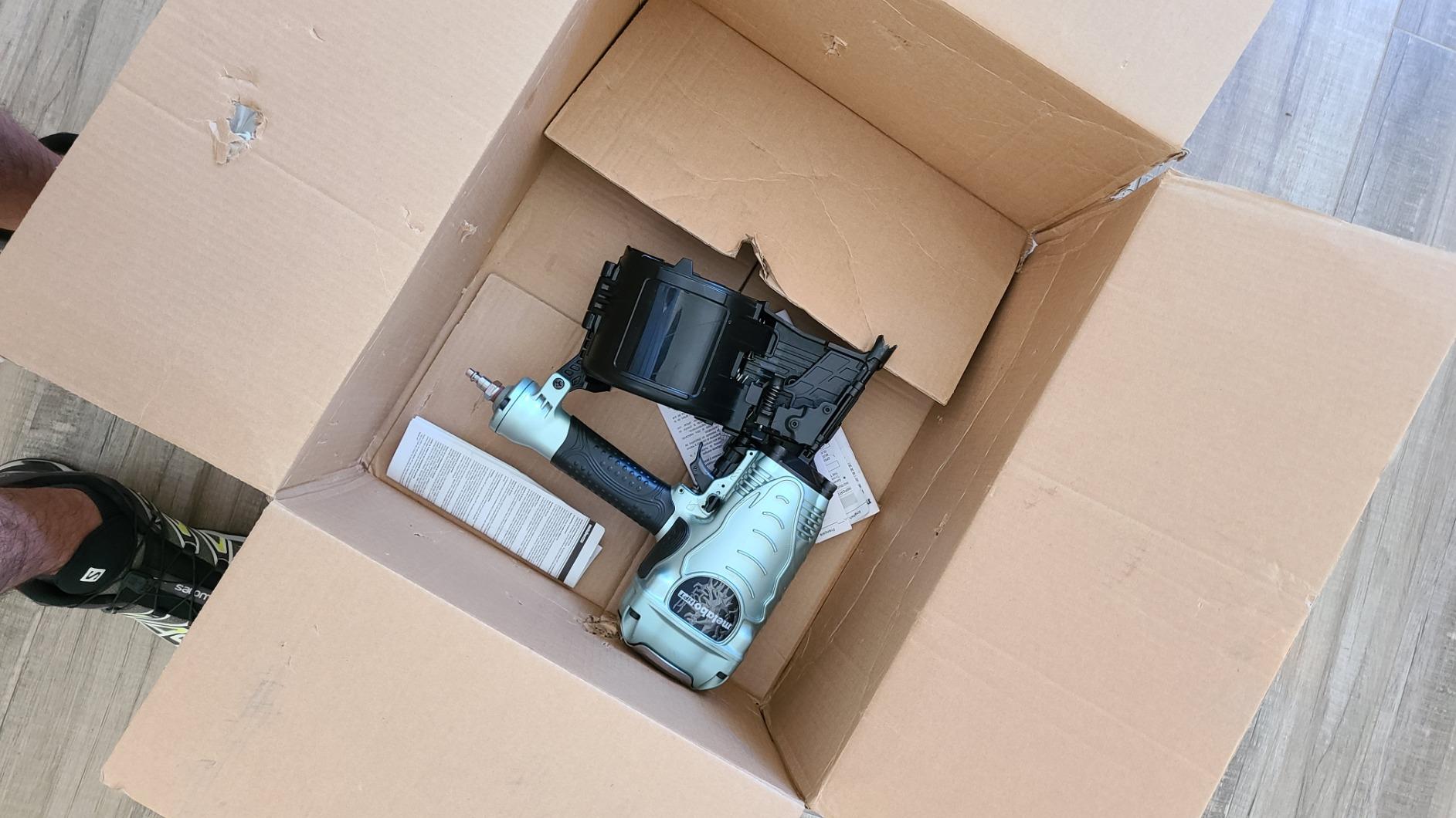 Metabo HPT Coil Framing Nailer, 15° Nails, NV90AGS customer photo 2