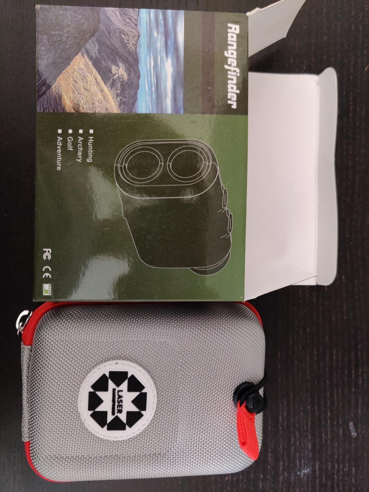 Gogogo Sport Vpro GS03 Laser Golf/Hunting Rangefinder, 1000/1200 Yards | Range Finder Golfing with 300Y Flag-lock & Vibration, Replaceable Battery, Ultra-Clear View, Gift for Golfer and Hunter customer photo 2