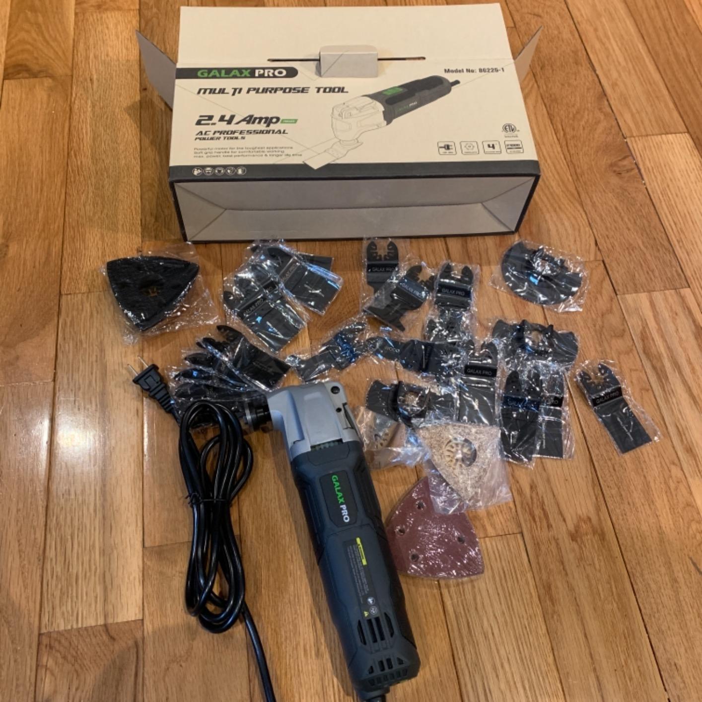 GALAX PRO Oscillating Multi-Tool Corded 2.4A, 28pcs Accessories customer photo 2