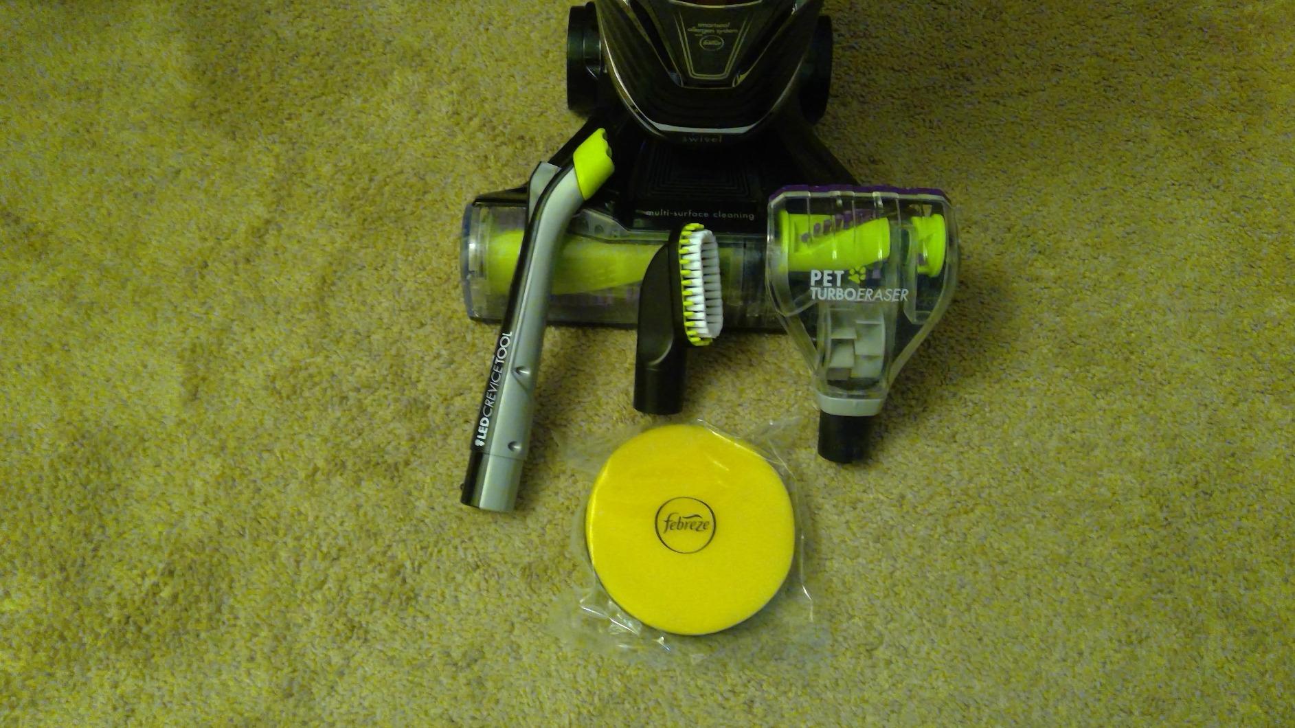 BISSELL 24613 Pet Hair Eraser Turbo Plus Lightweight Vacuum, Tangle-Free Brush Roll, Powerful Pet Hair Pick-up, SmartSeal Allergen System, Specialized Pet Tools, Easy Empty Dirt Tank customer photo 1