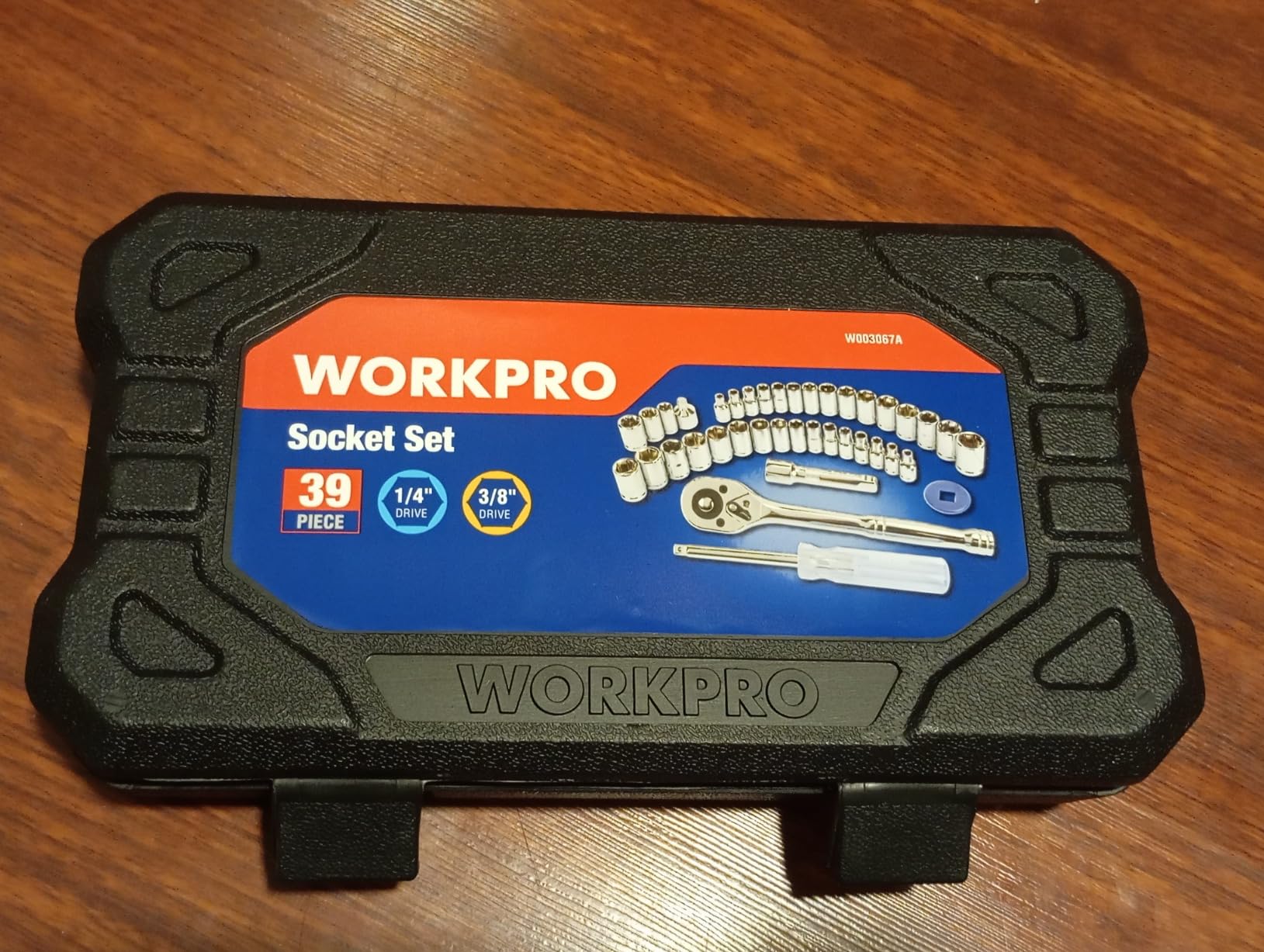 WORKPRO 39-Piece Drive CR-V Socket Set(1/4