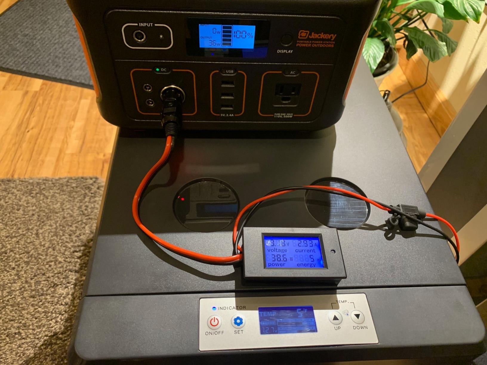 Jackery Explorer 500 v2 Portable Power Station, 512Wh, 500W AC | LiFePO4 Battery, 1000W Surge, 14 lbs Lightweight, AC Cable Included, Solar Generator customer photo 1