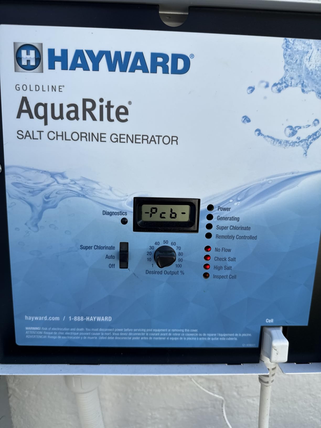 Hayward Aquarite Salt Chlorine Generator for Swimming Pools 40,000 Gallons customer photo 1